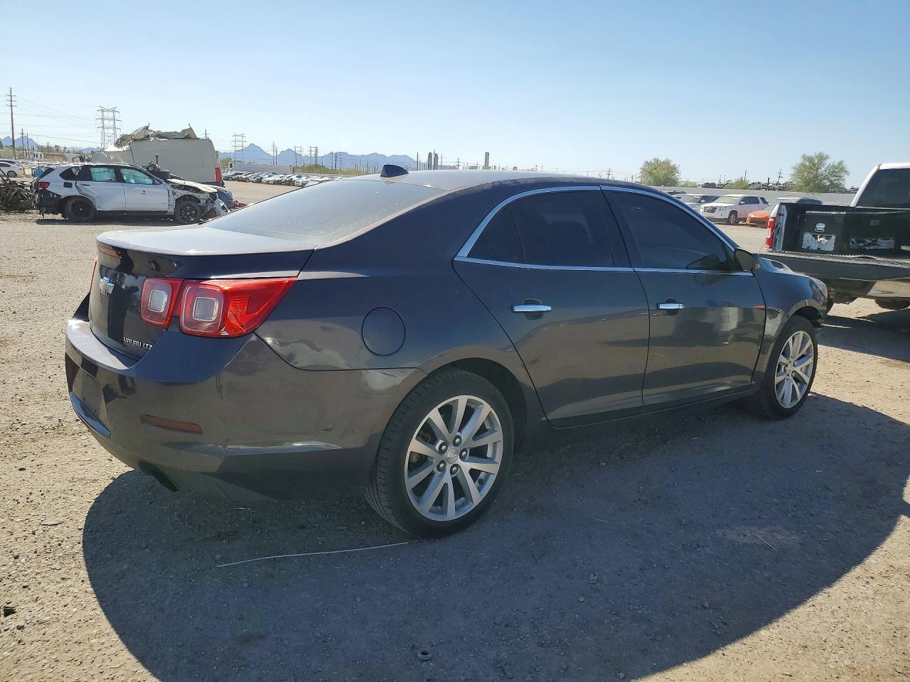 2013 Chevrolet Malibu Ltz Gray vin: 1G11H5SA7DF301098
