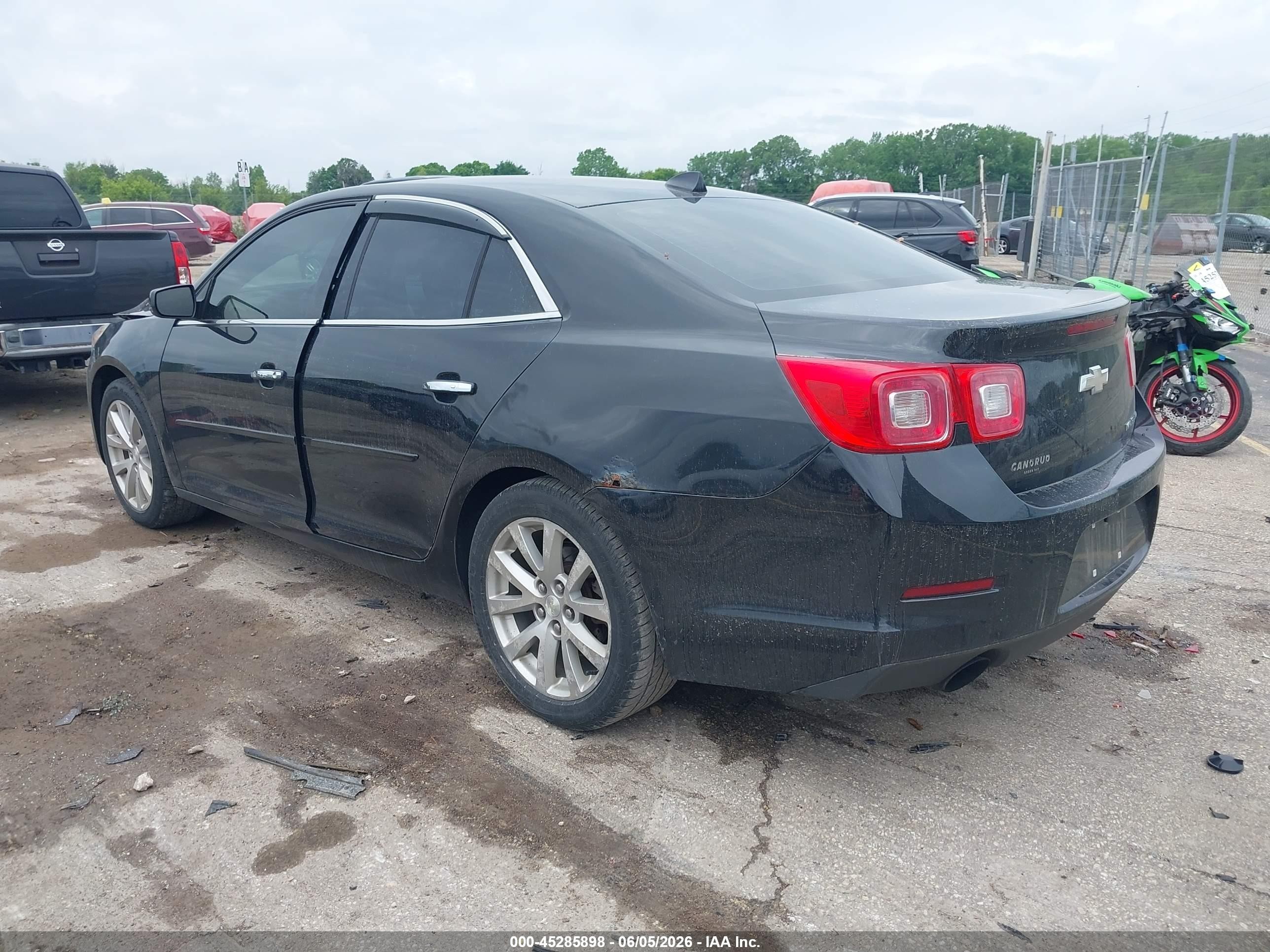 2013 Chevrolet Malibu 1lz Black vin: 1G11H5SA8DF145699