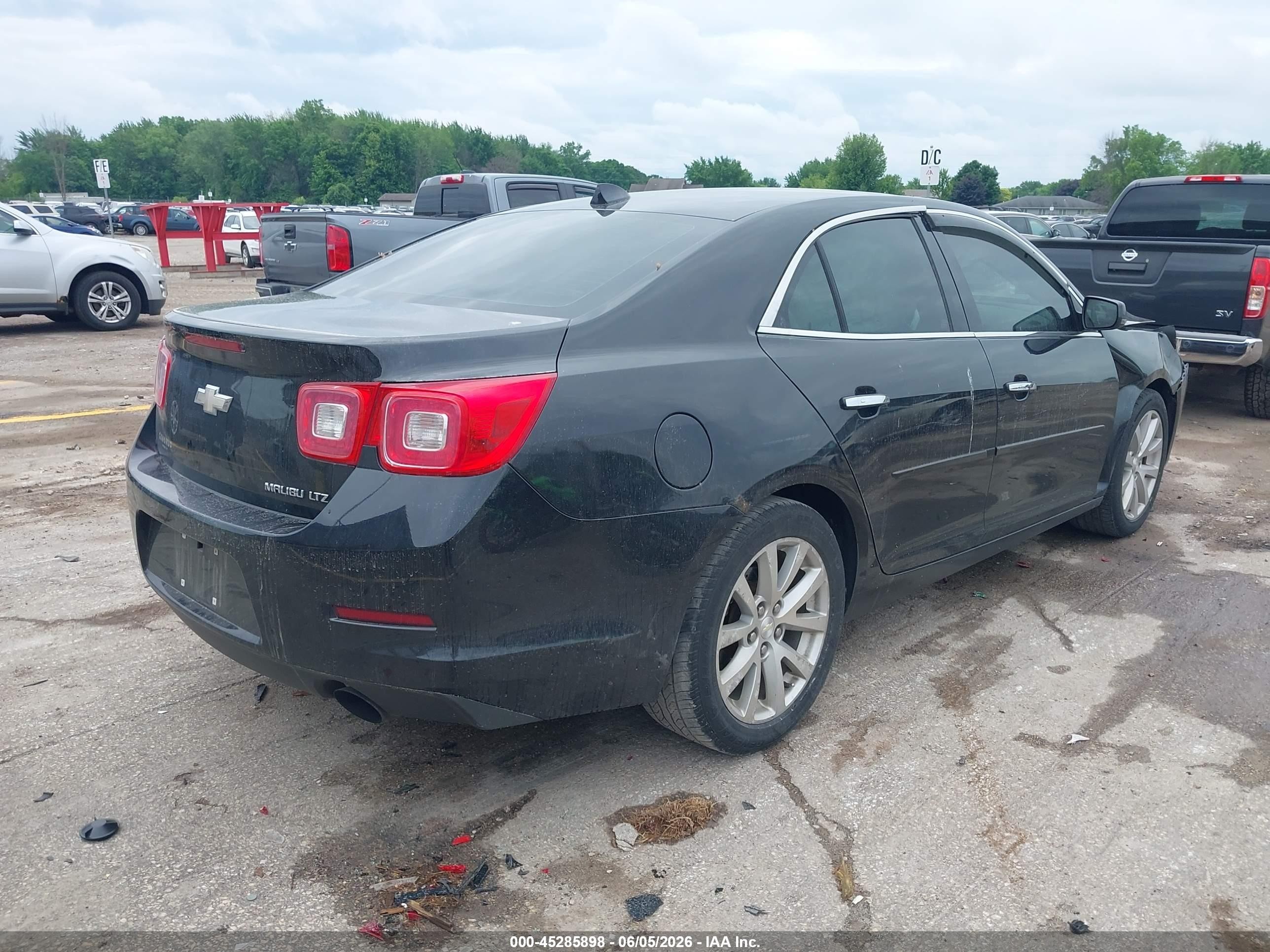 2013 Chevrolet Malibu 1lz Black vin: 1G11H5SA8DF145699