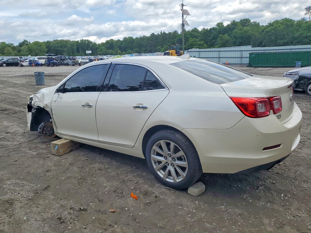 2013 Chevrolet Malibu Ltz White vin: 1G11H5SA8DF236505