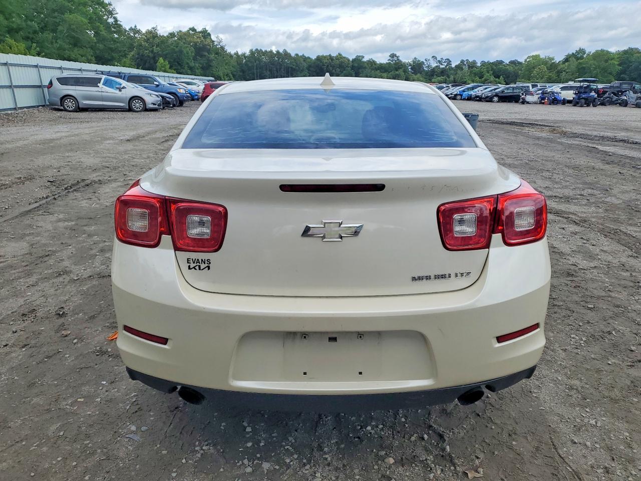 2013 Chevrolet Malibu Ltz White vin: 1G11H5SA8DF236505