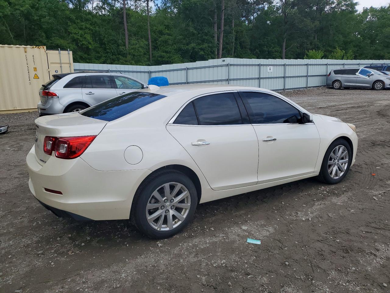 2013 Chevrolet Malibu Ltz White vin: 1G11H5SA8DF236505