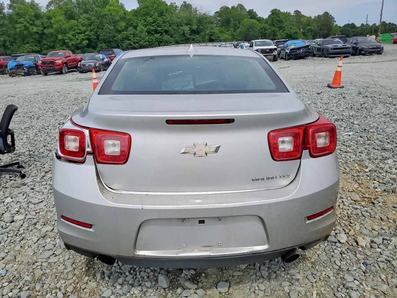 2013 Chevrolet Malibu Ltz Silver vin: 1G11H5SA8DF274462