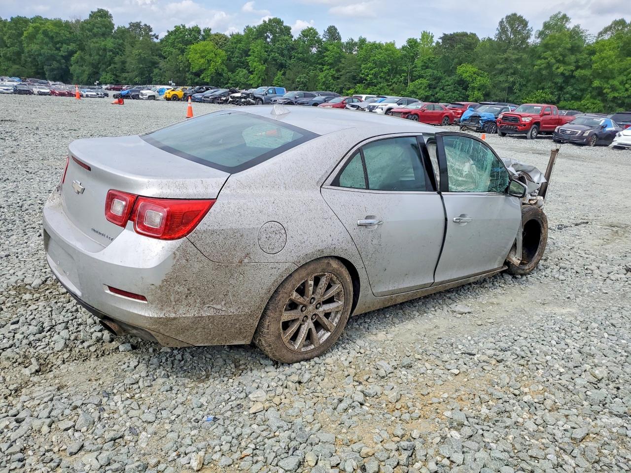 2013 Chevrolet Malibu Ltz Silver vin: 1G11H5SA8DF274462