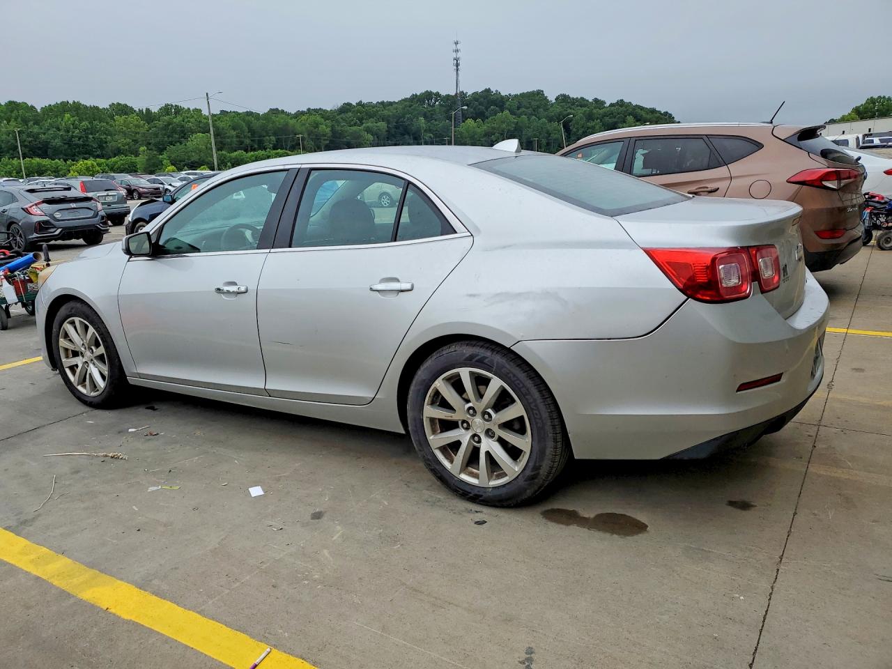 2013 Chevrolet Malibu Ltz Silver vin: 1G11H5SA8DF286921