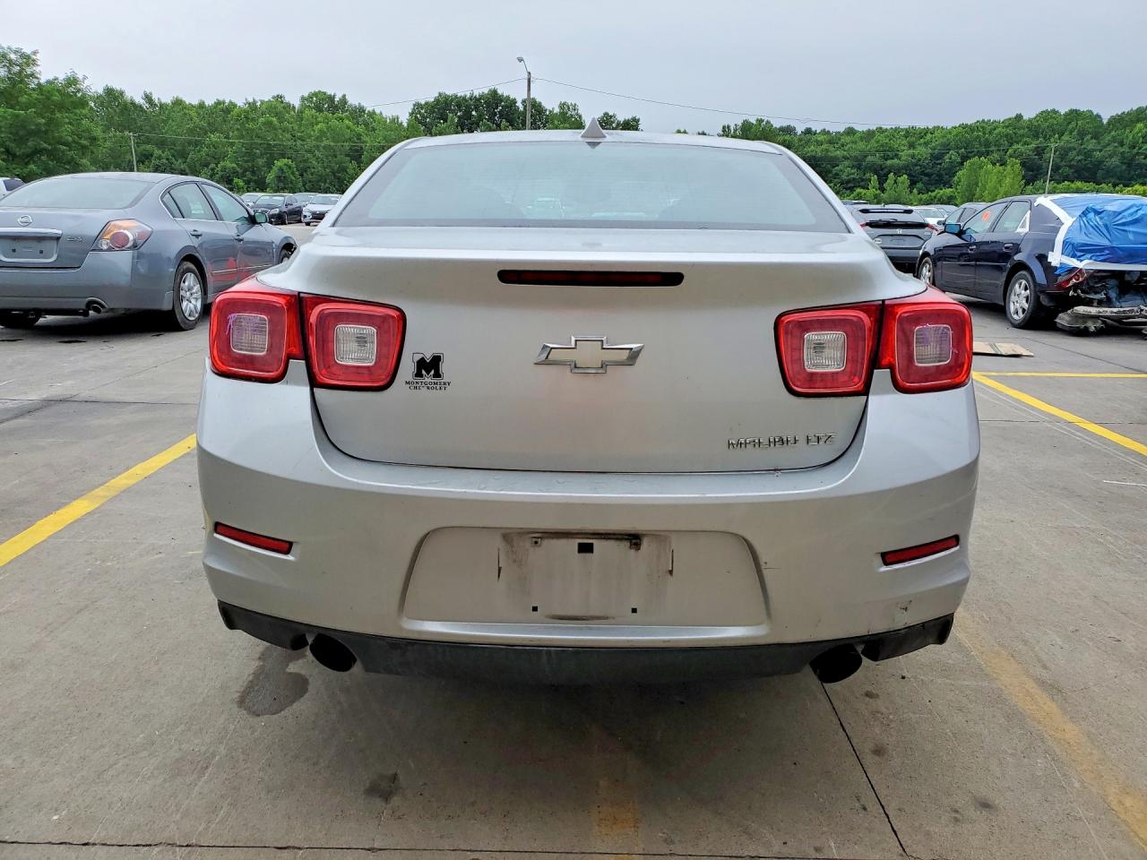 2013 Chevrolet Malibu Ltz Silver vin: 1G11H5SA8DF286921