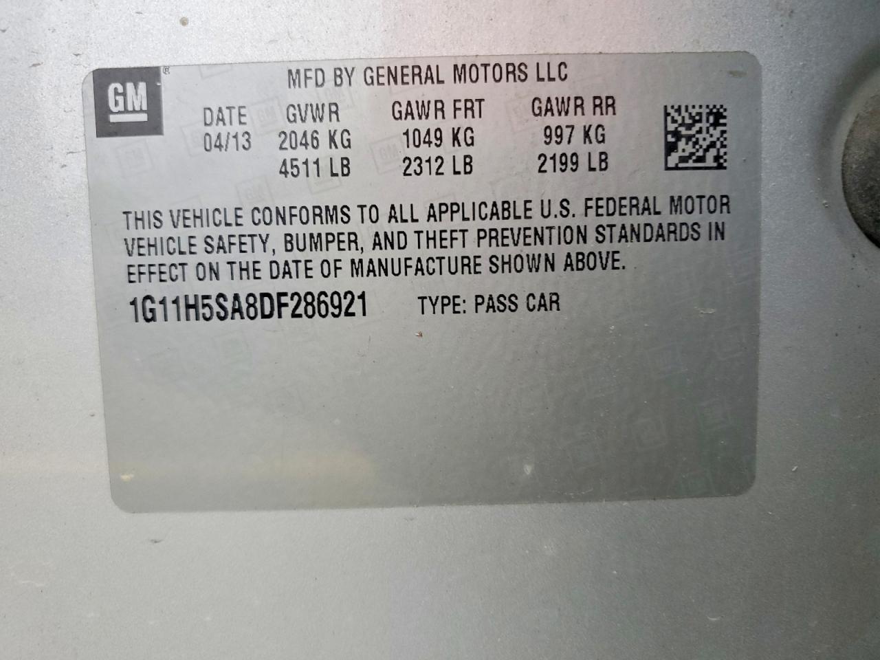 2013 Chevrolet Malibu Ltz Silver vin: 1G11H5SA8DF286921