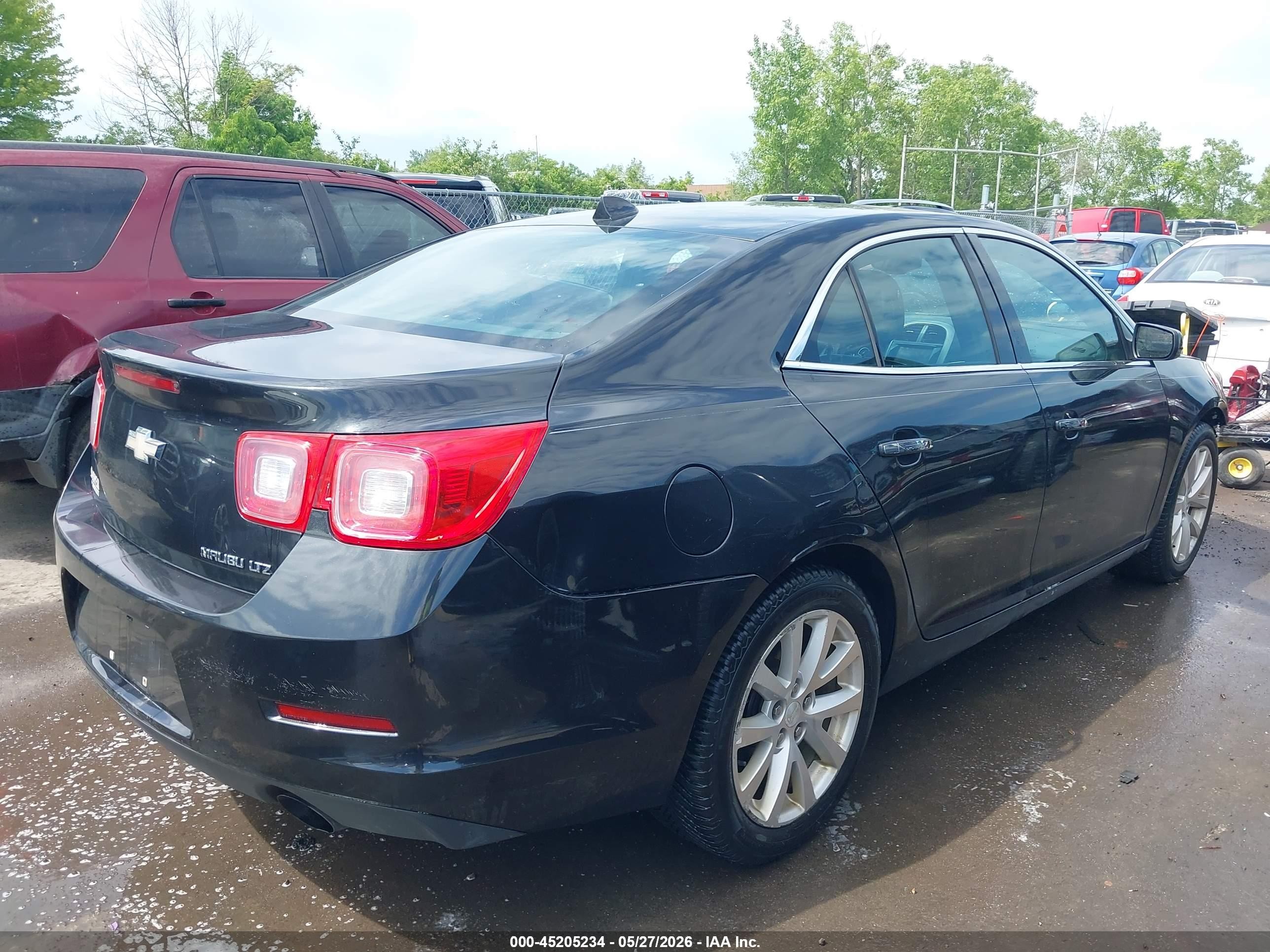 2013 Chevrolet Malibu 1lz Black vin: 1G11H5SA8DF306214
