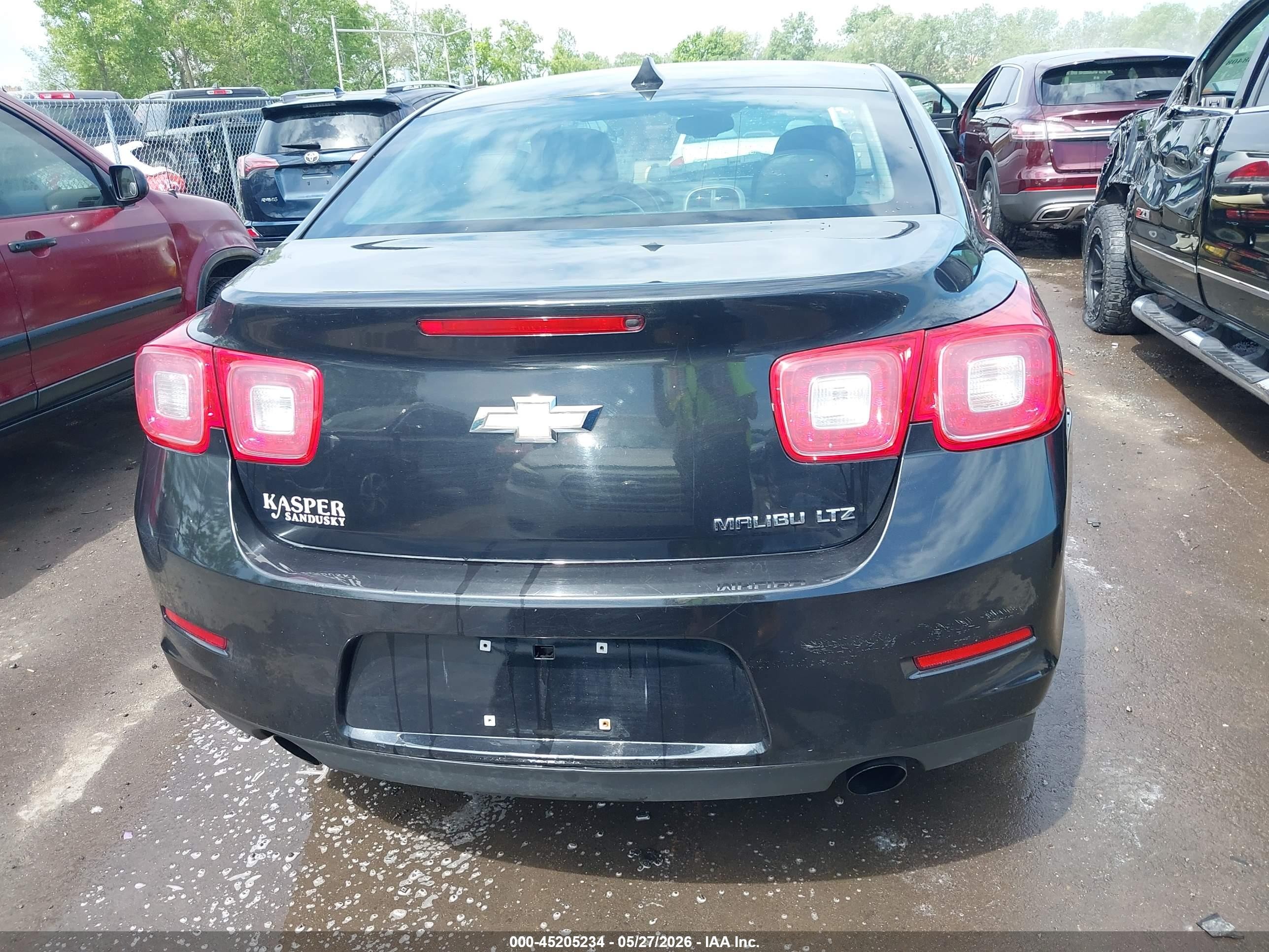 2013 Chevrolet Malibu 1lz Black vin: 1G11H5SA8DF306214