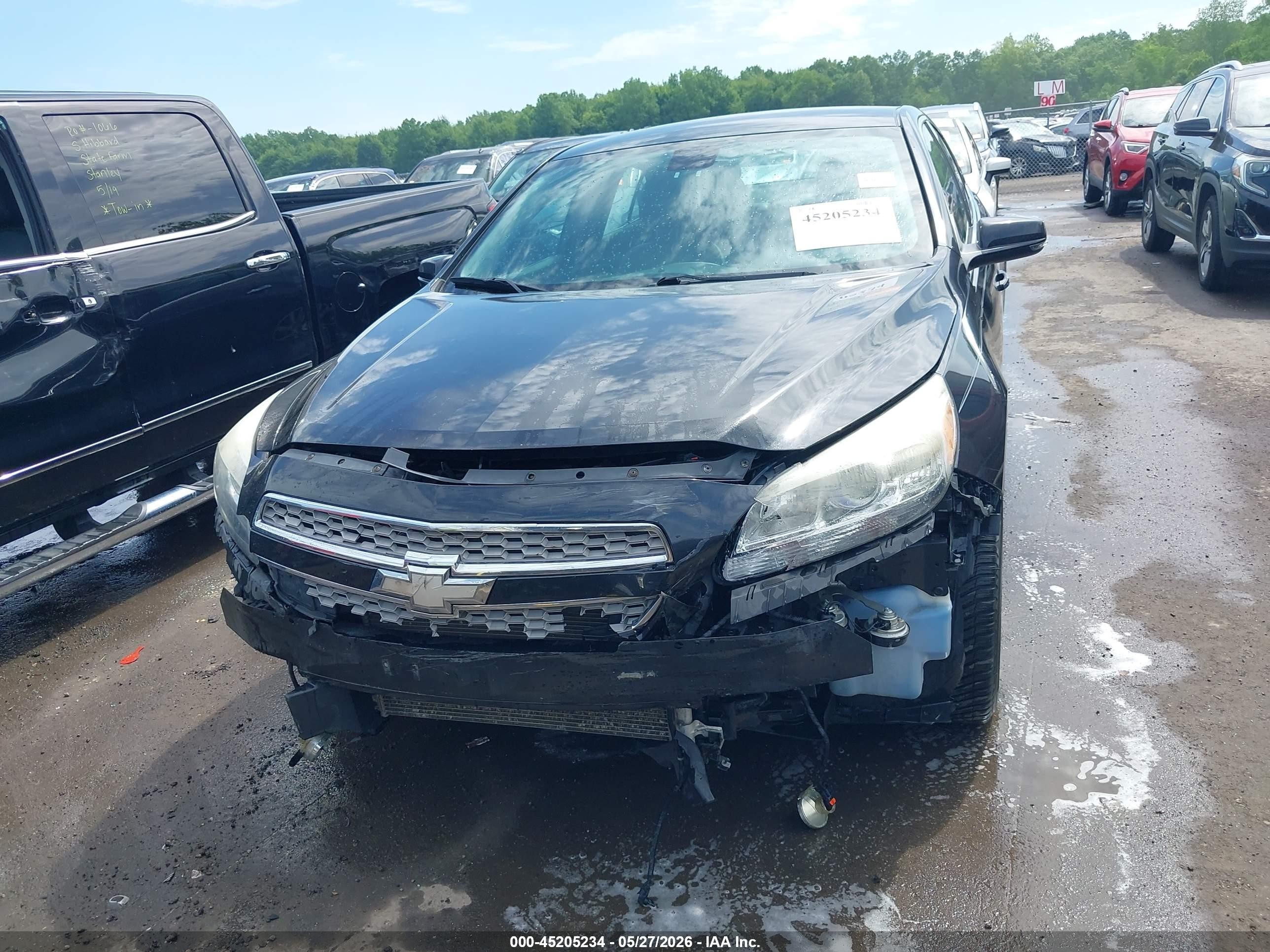 2013 Chevrolet Malibu 1lz Black vin: 1G11H5SA8DF306214