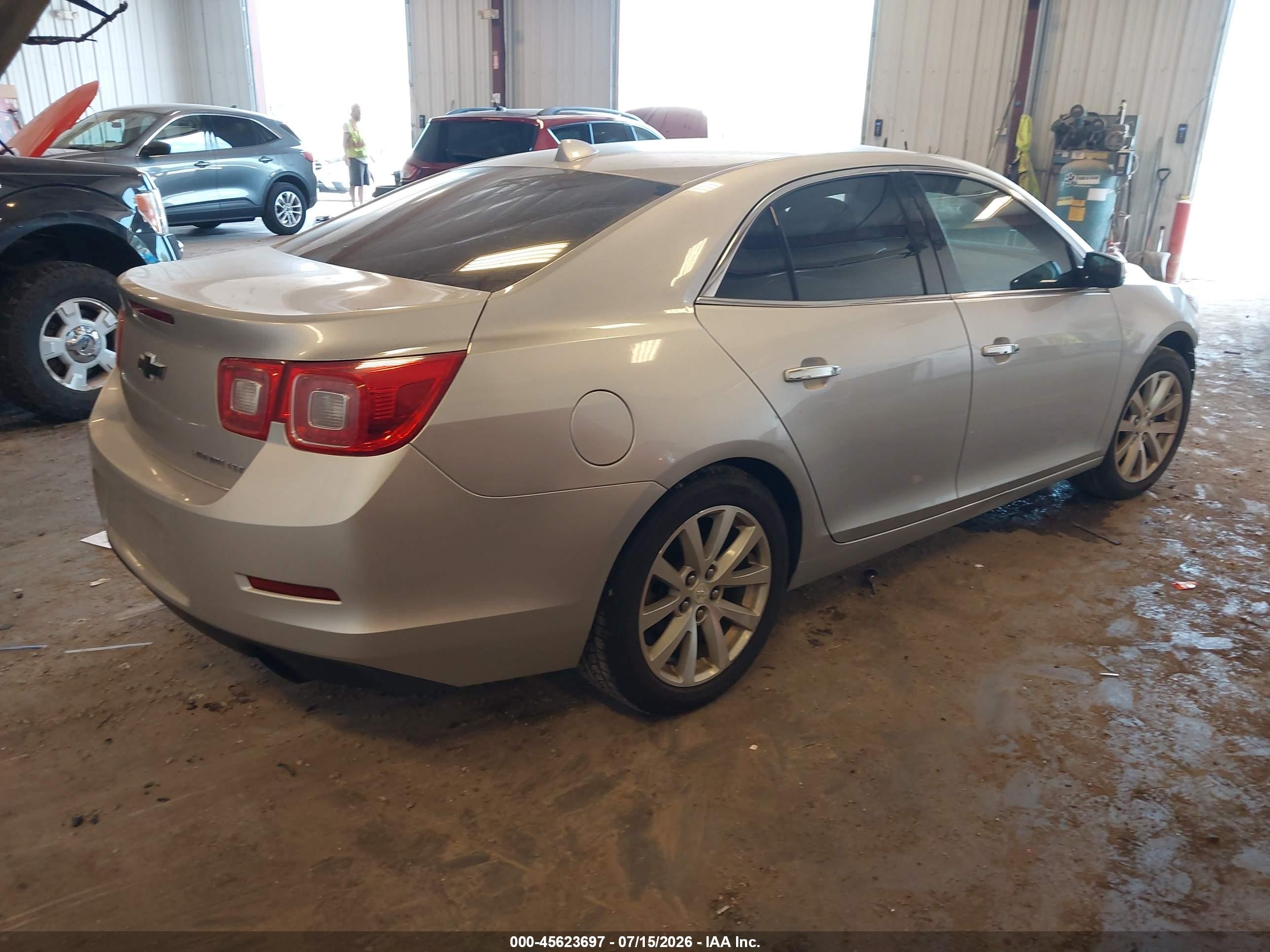 2013 Chevrolet Malibu 1lz Silver vin: 1G11H5SA8DF309582