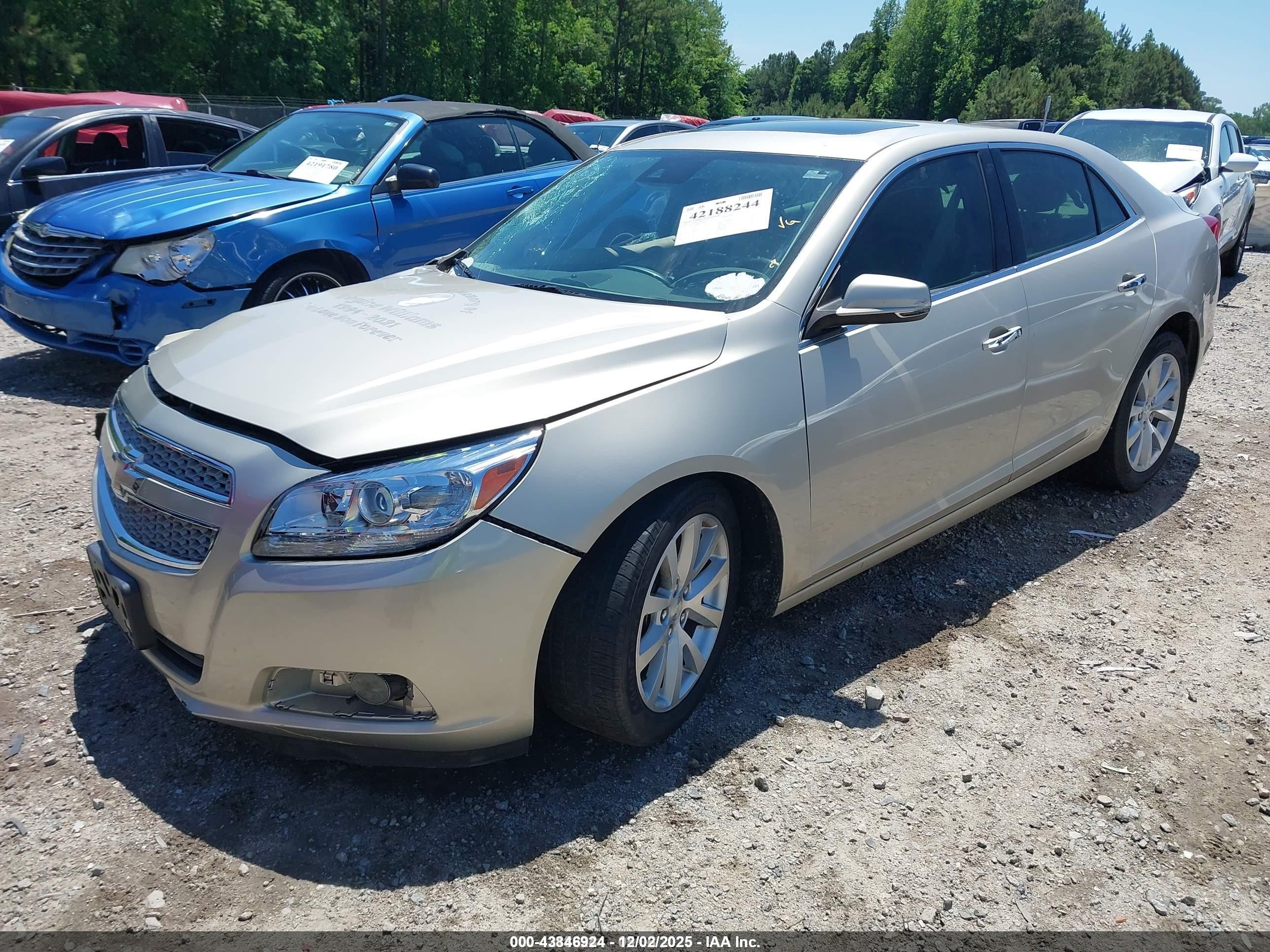 2013 Chevrolet Malibu 1lz Gold vin: 1G11H5SA8DF334482