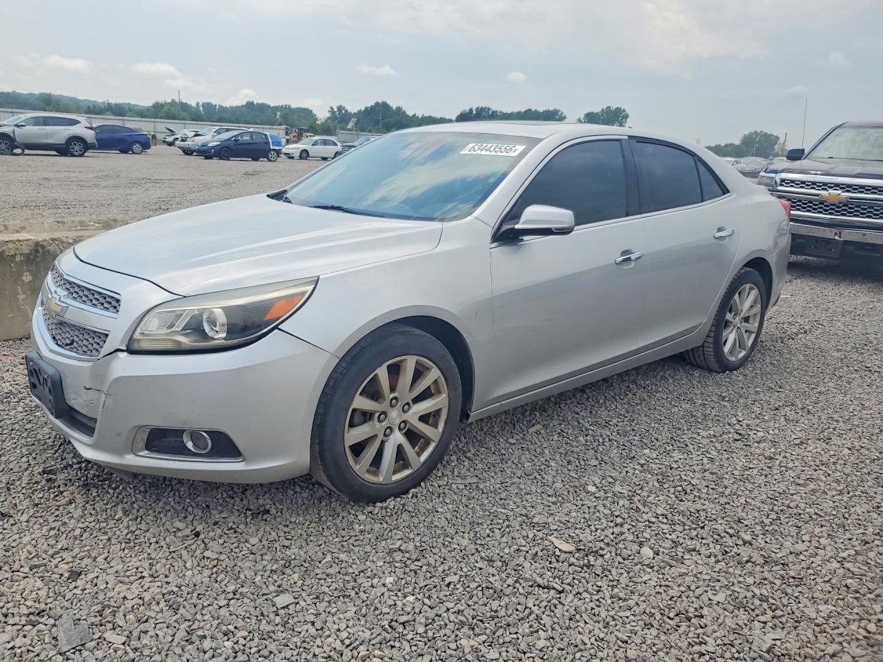 2013 Chevrolet Malibu Ltz Silver vin: 1G11H5SA9DF123551
