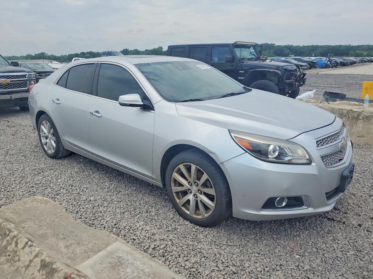 2013 Chevrolet Malibu Ltz Silver vin: 1G11H5SA9DF123551
