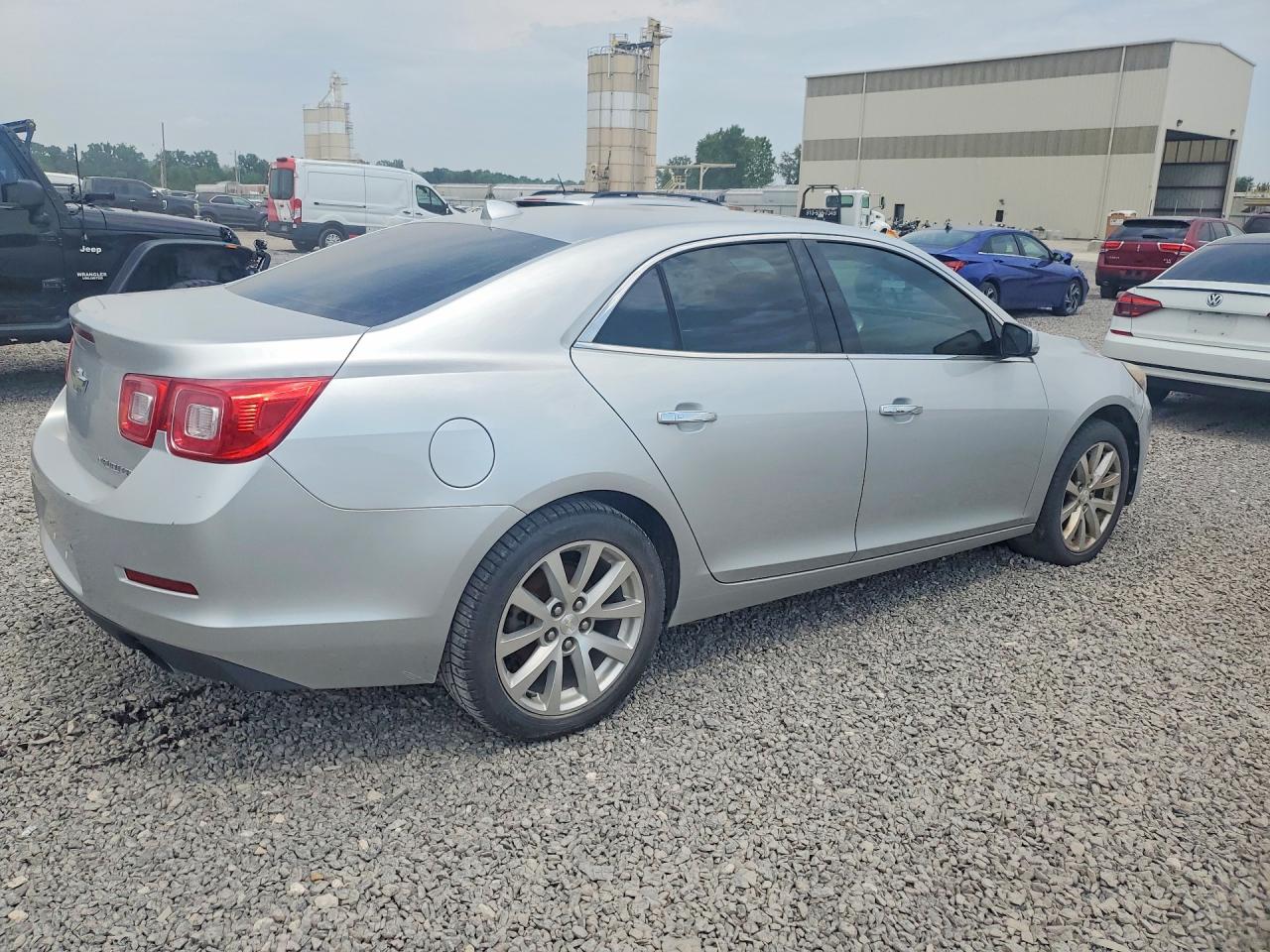 2013 Chevrolet Malibu Ltz Silver vin: 1G11H5SA9DF123551