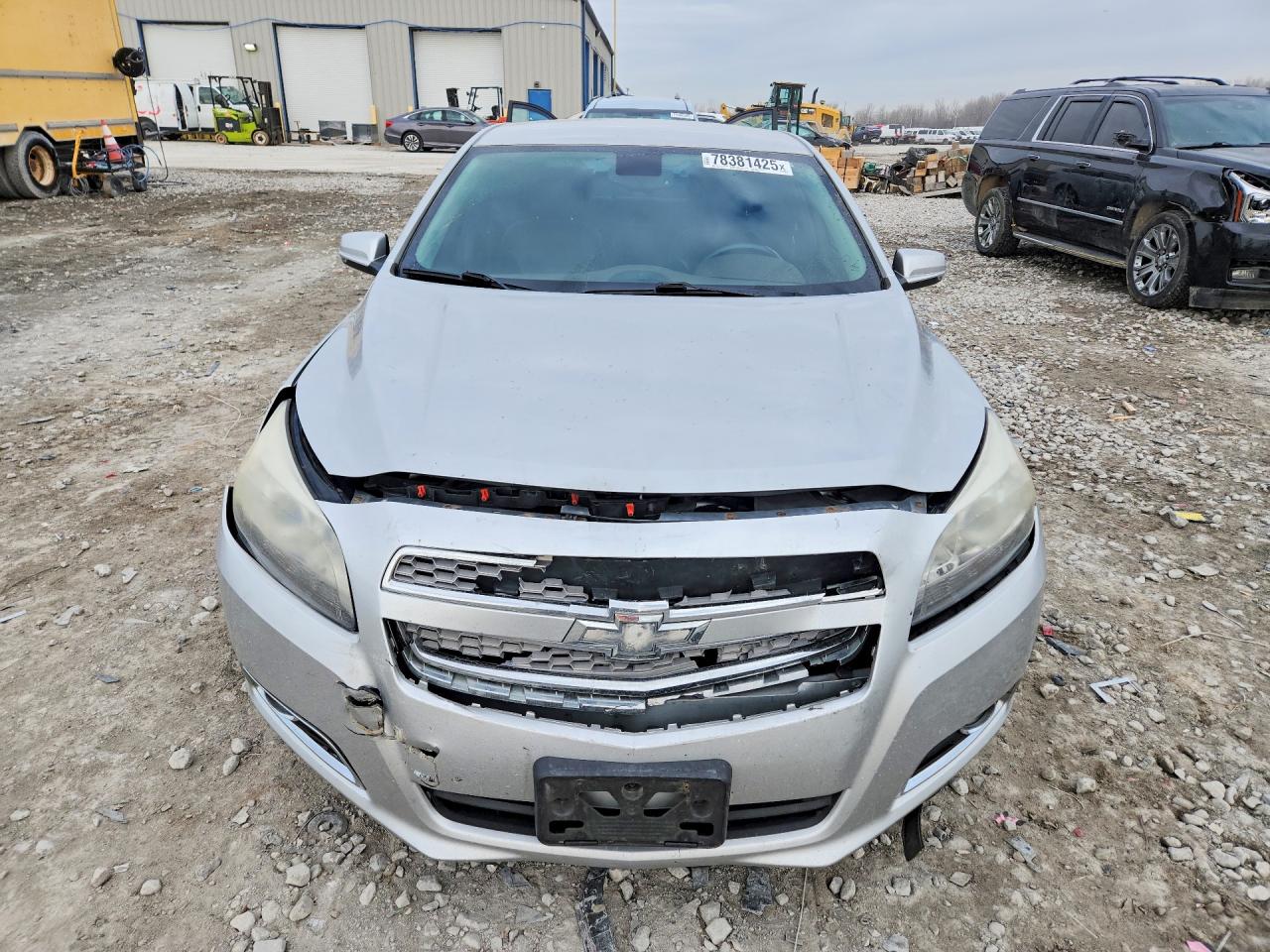 2013 Chevrolet Malibu Silver vin: 1G11H5SA9DF329792