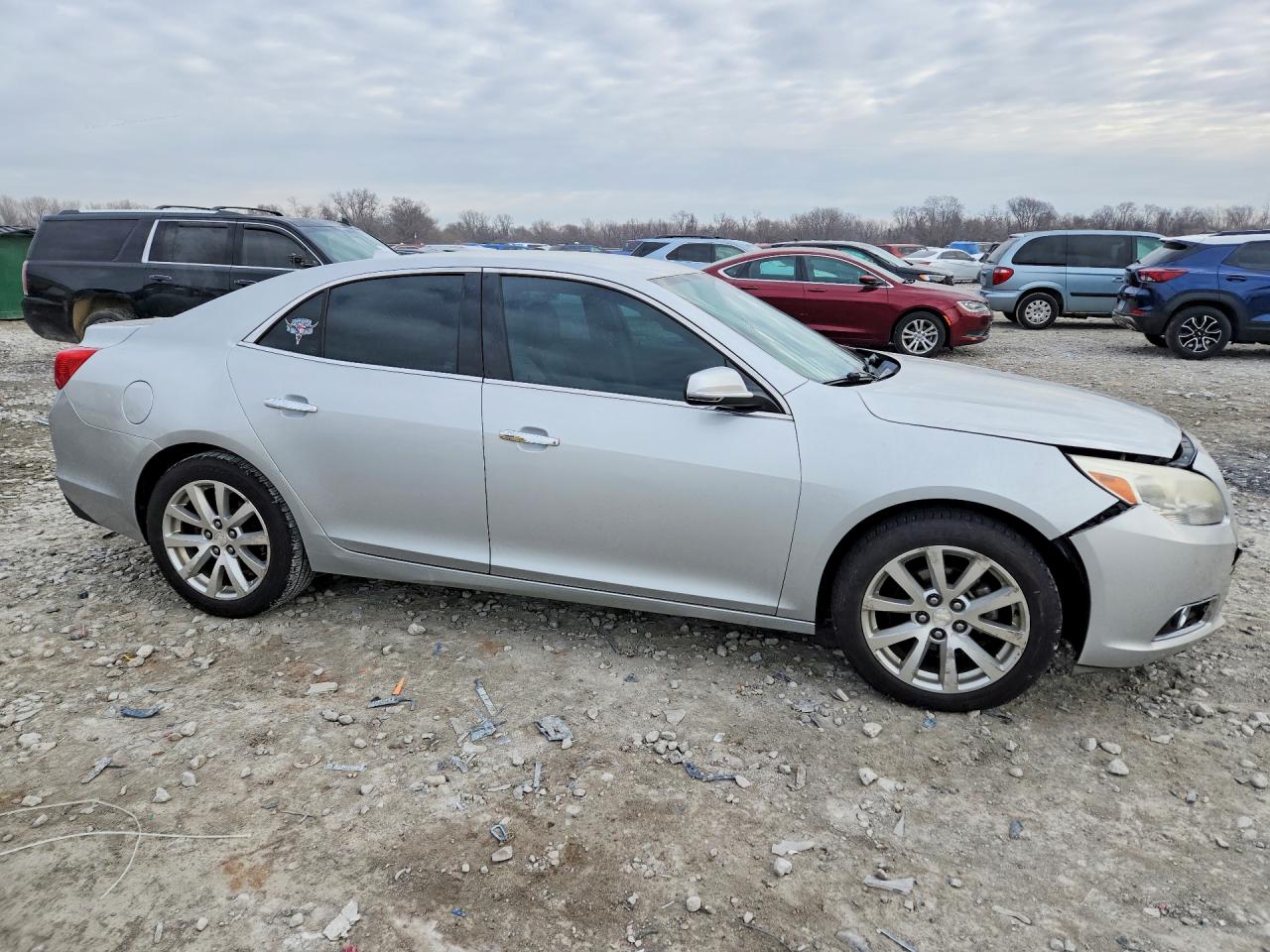 2013 Chevrolet Malibu Silver vin: 1G11H5SA9DF329792