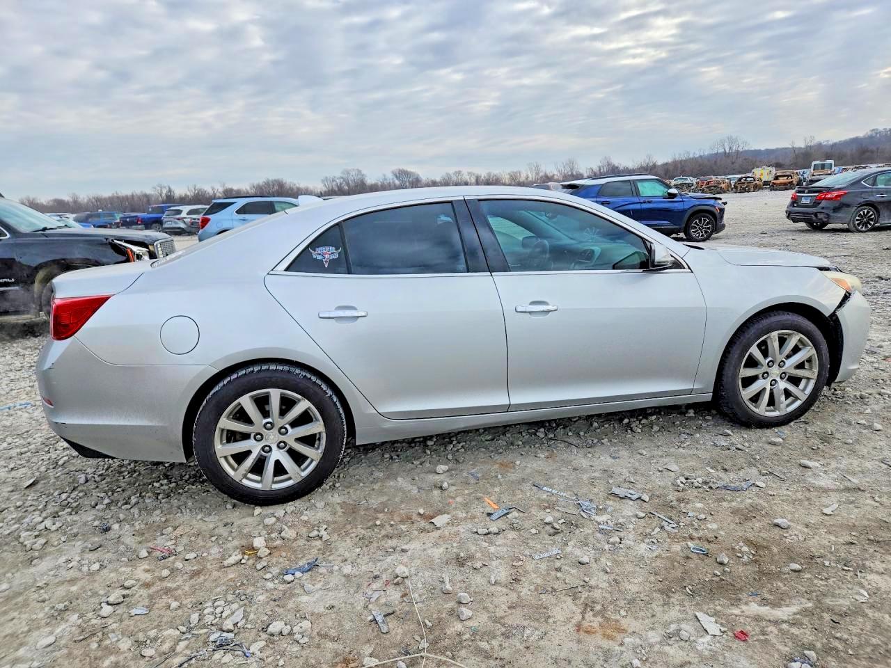 2013 Chevrolet Malibu Silver vin: 1G11H5SA9DF329792