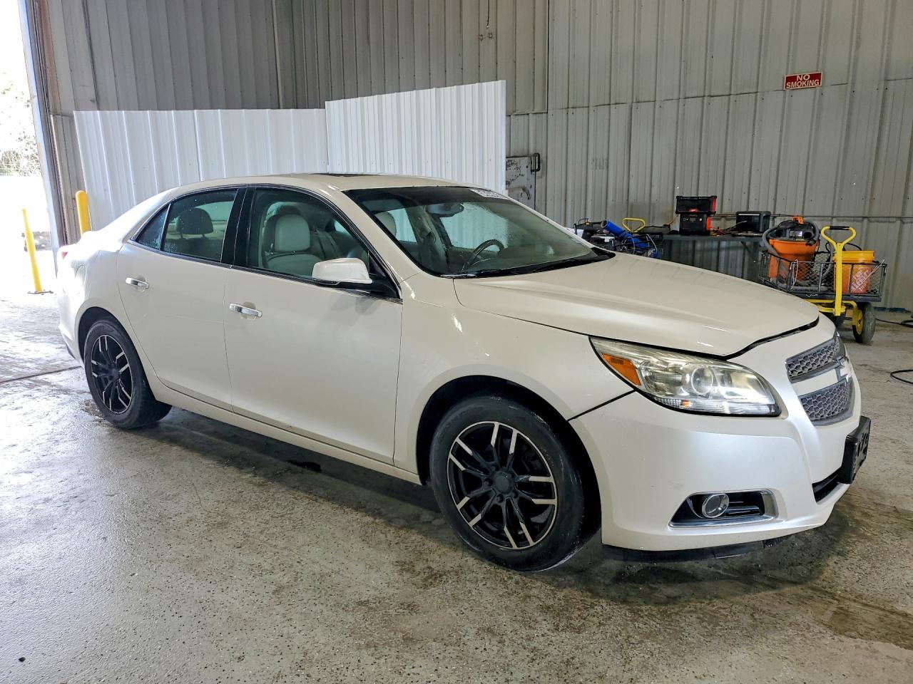 2013 Chevrolet Malibu Ltz White vin: 1G11H5SAXDF138835
