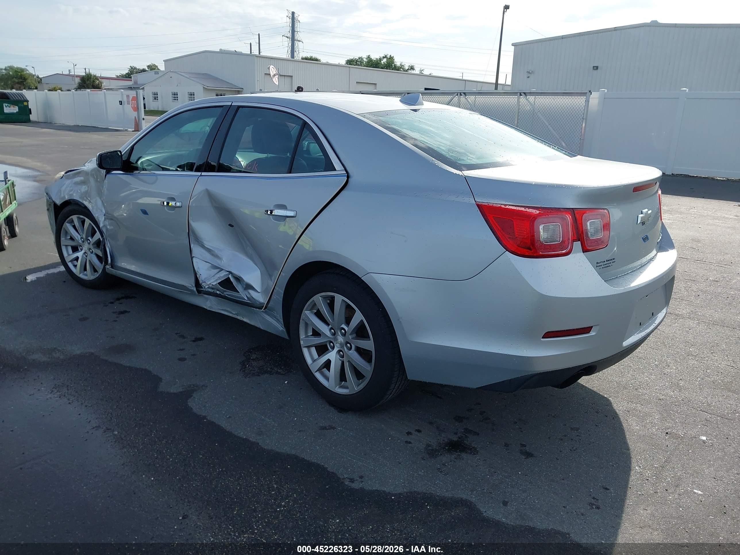 2013 Chevrolet Malibu 1lz Silver vin: 1G11H5SAXDF320440