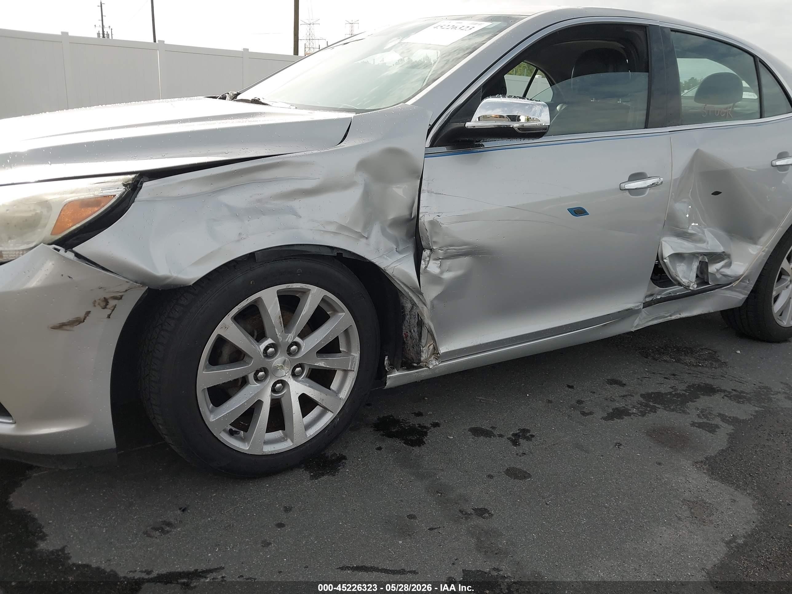2013 Chevrolet Malibu 1lz Silver vin: 1G11H5SAXDF320440