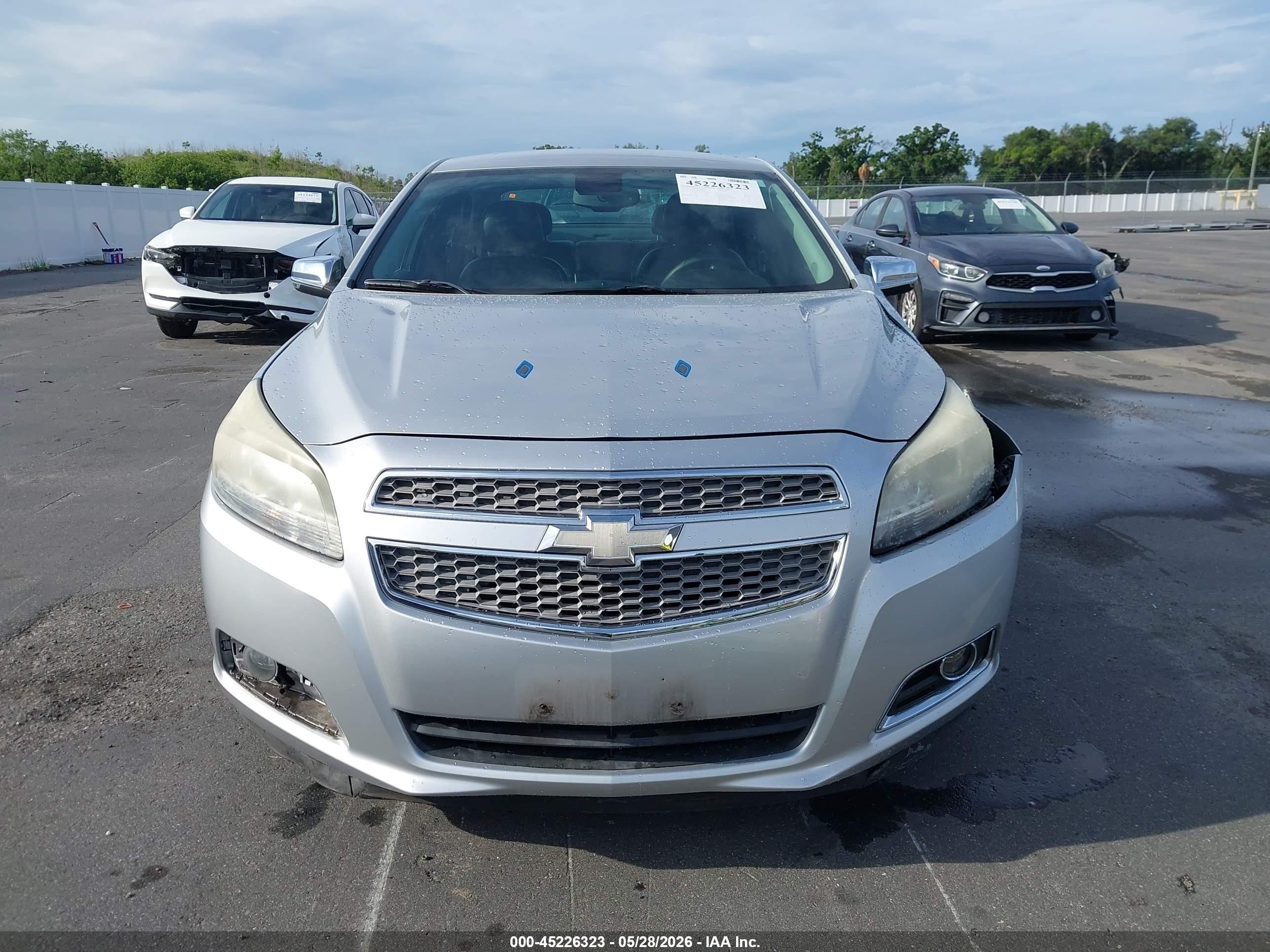 2013 Chevrolet Malibu 1lz Silver vin: 1G11H5SAXDF320440