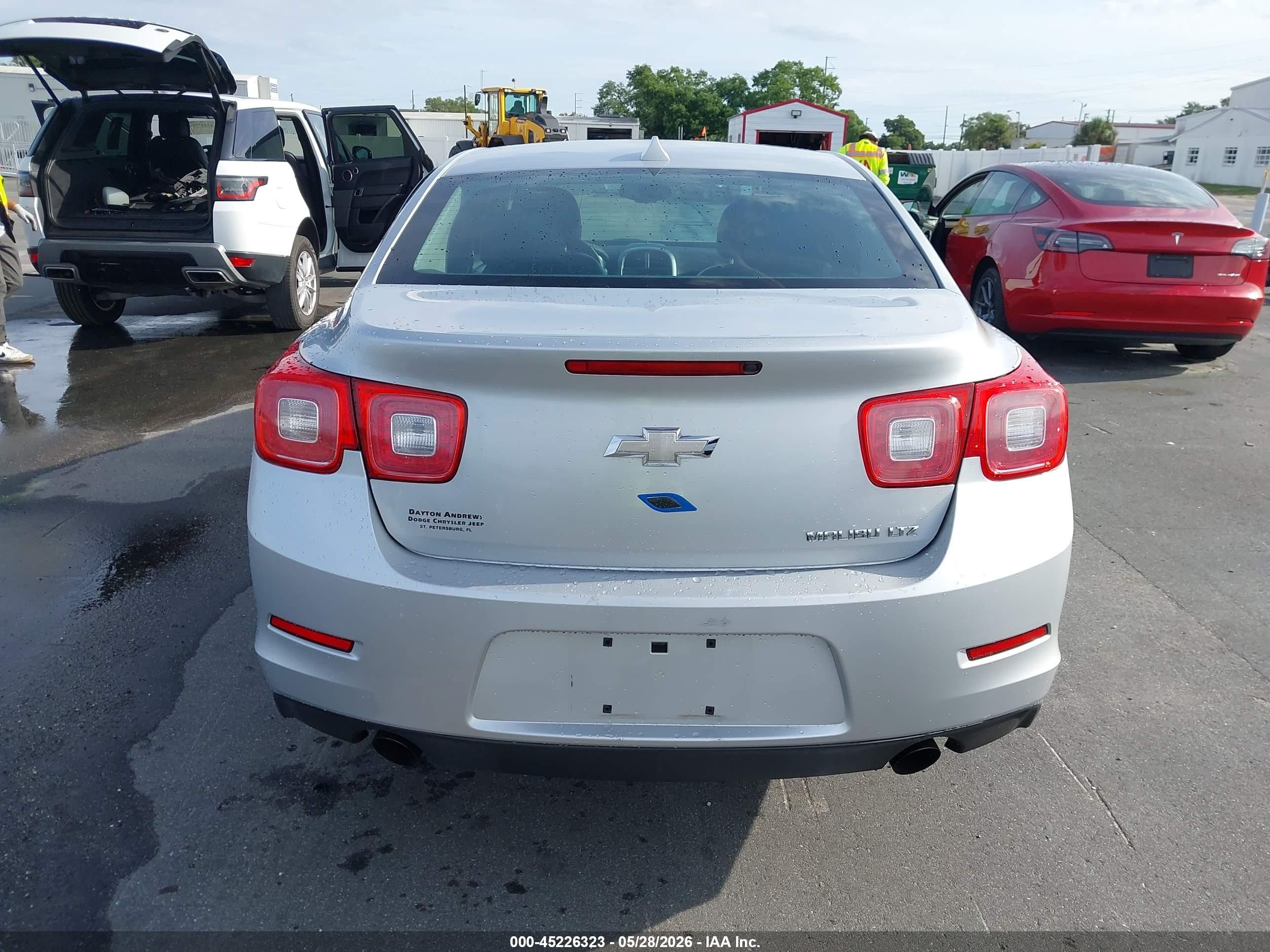 2013 Chevrolet Malibu 1lz Silver vin: 1G11H5SAXDF320440