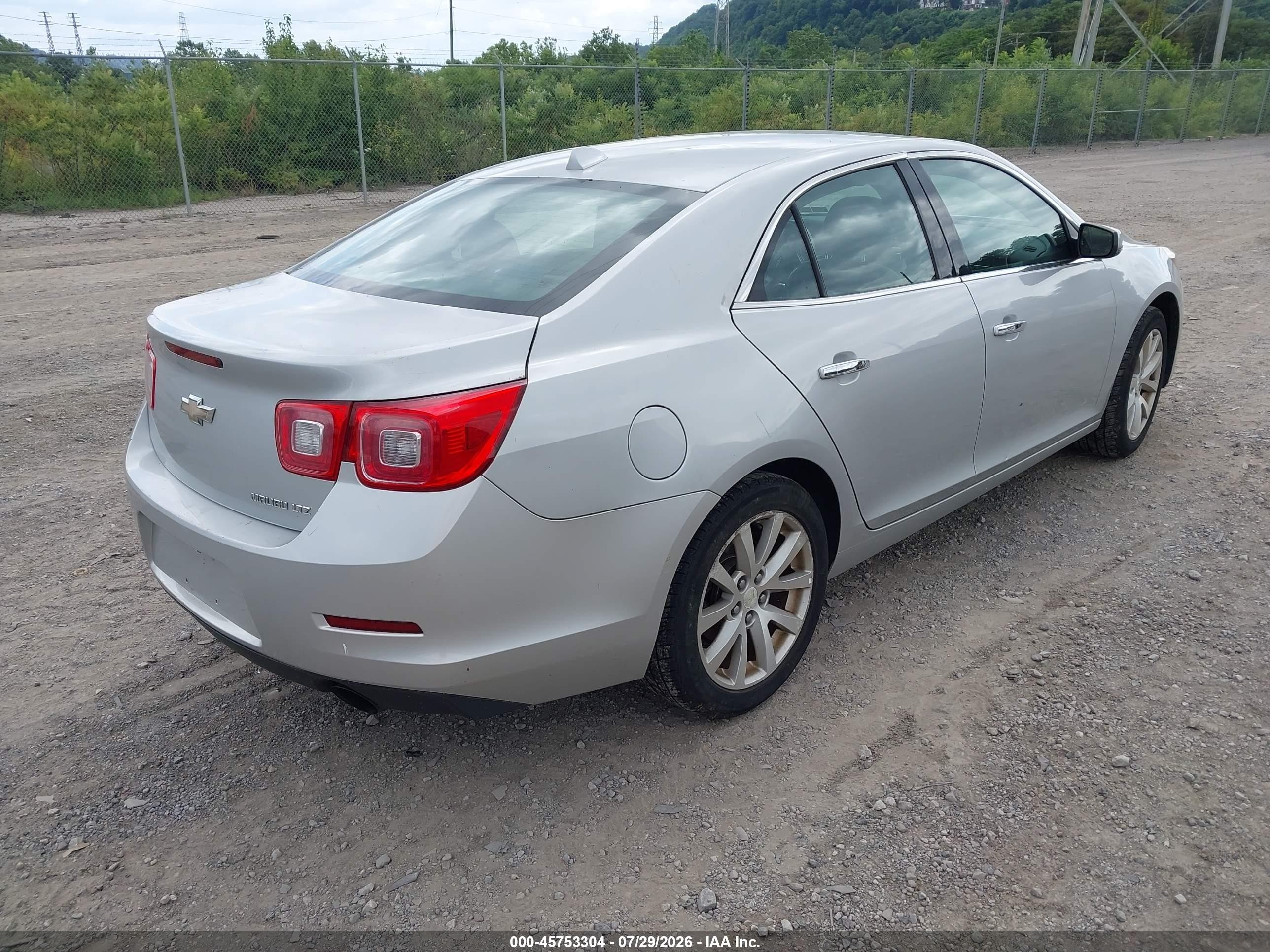 2013 Chevrolet Malibu 1lz Silver vin: 1G11H5SAXDF336170