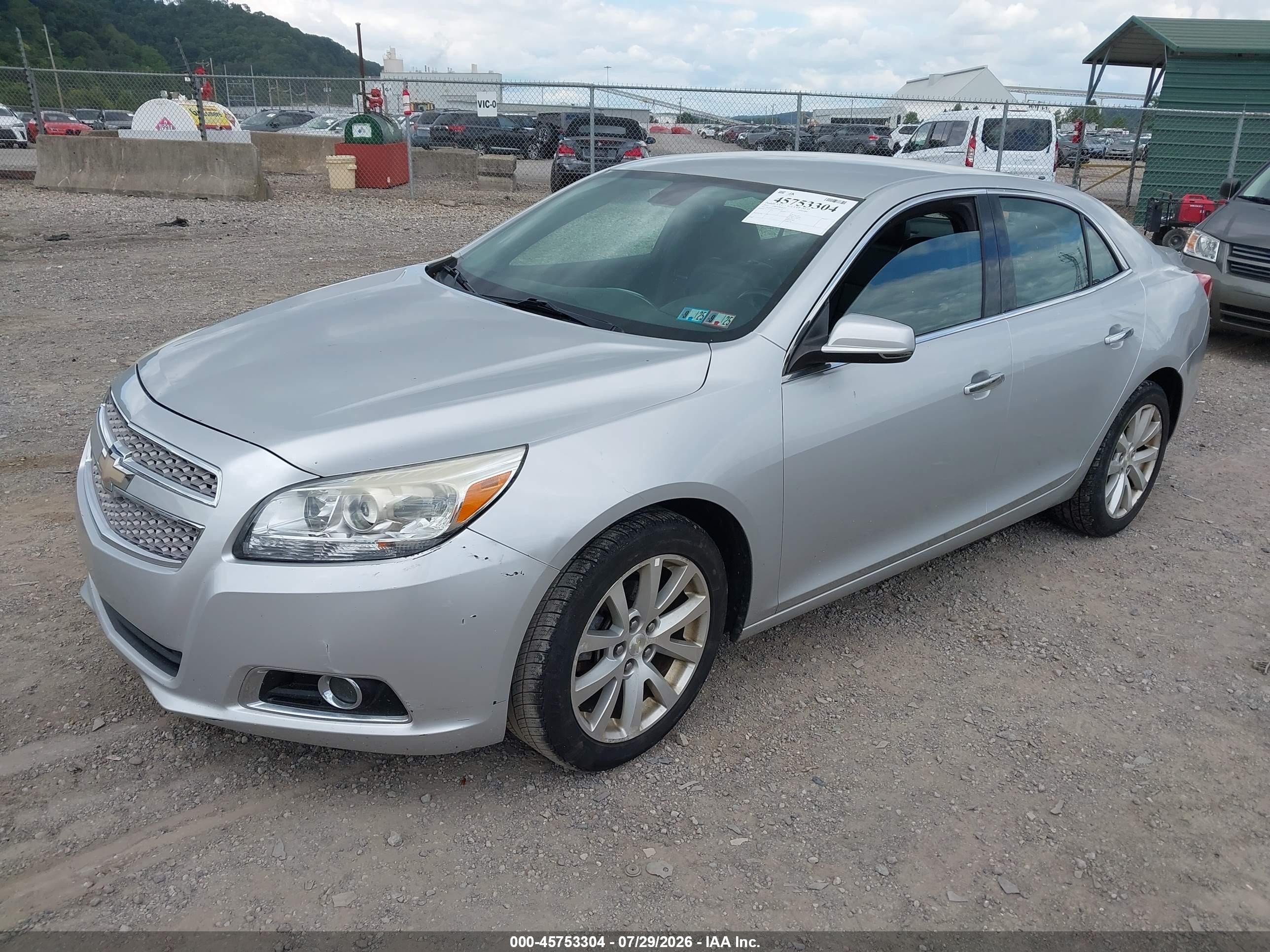 2013 Chevrolet Malibu 1lz Silver vin: 1G11H5SAXDF336170