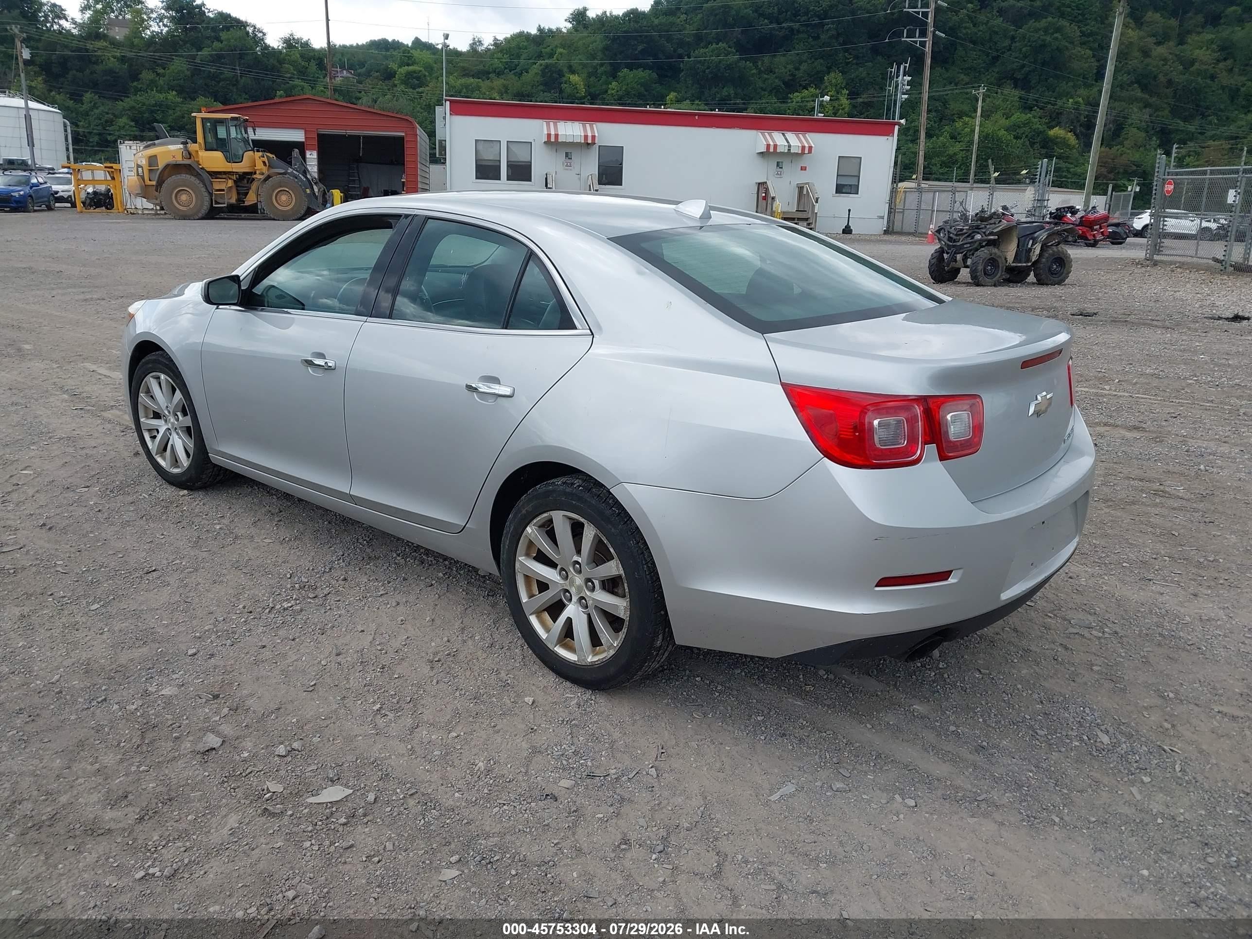 2013 Chevrolet Malibu 1lz Silver vin: 1G11H5SAXDF336170