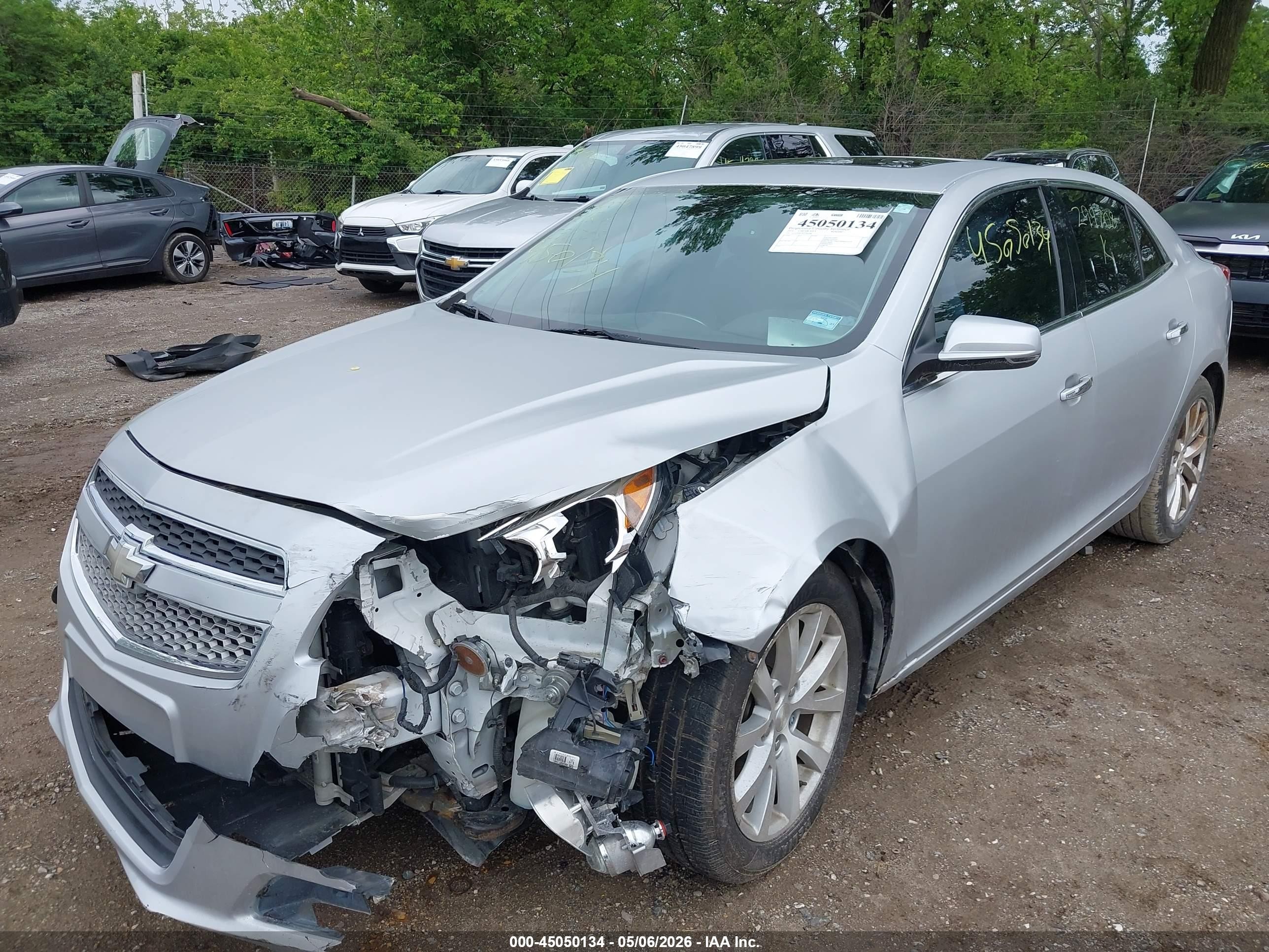 2014 Chevrolet Malibu 1lz Silver vin: 1G11H5SL0EF294708