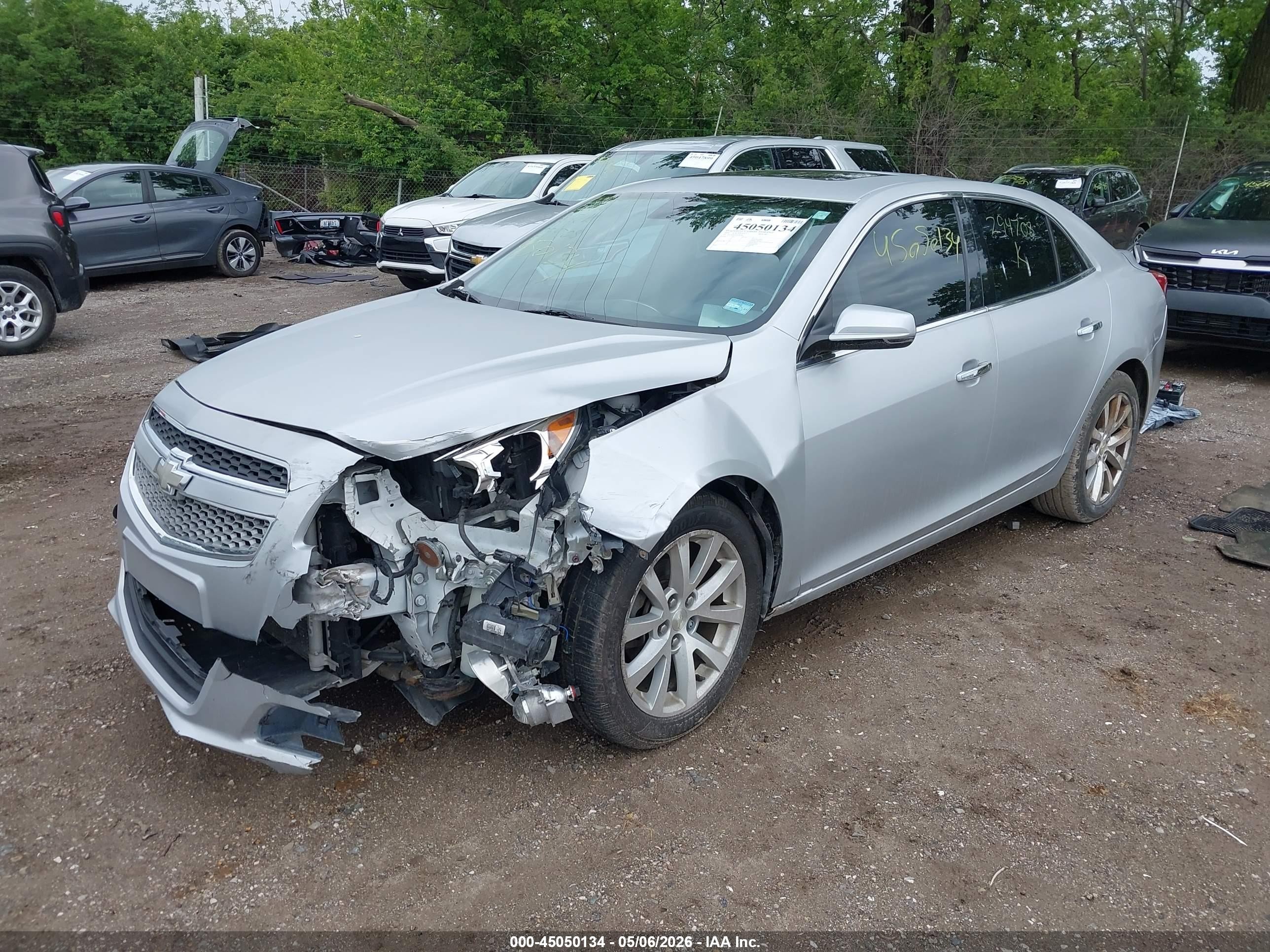 2014 Chevrolet Malibu 1lz Silver vin: 1G11H5SL0EF294708