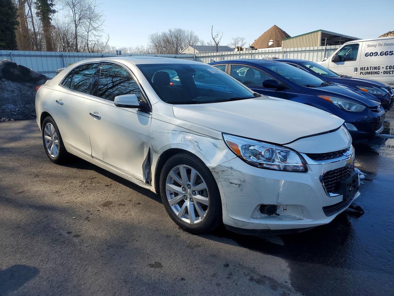 2014 Chevrolet Malibu Ltz White vin: 1G11H5SL1EF115270