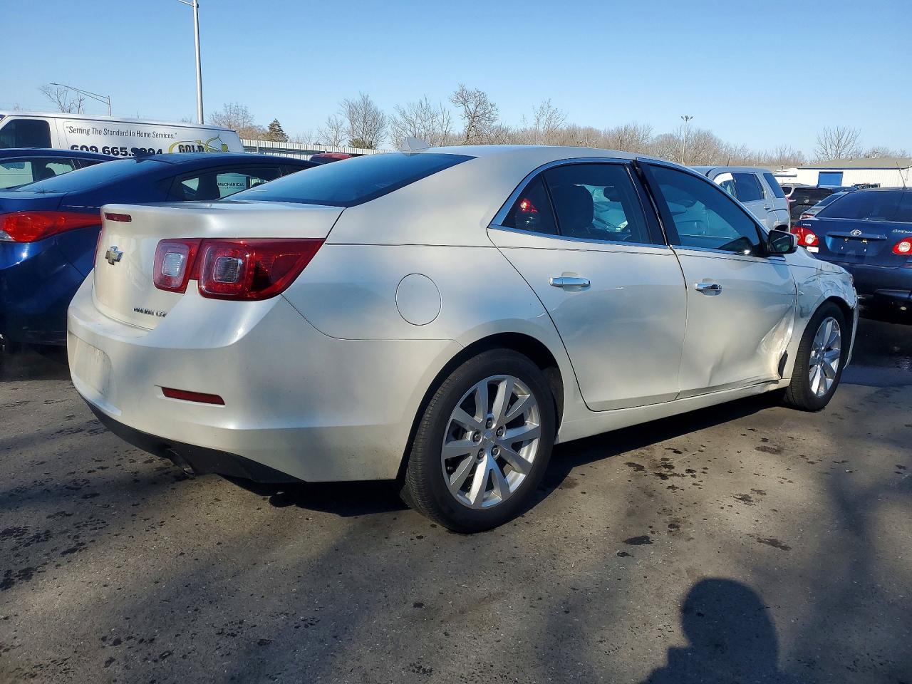 2014 Chevrolet Malibu Ltz White vin: 1G11H5SL1EF115270