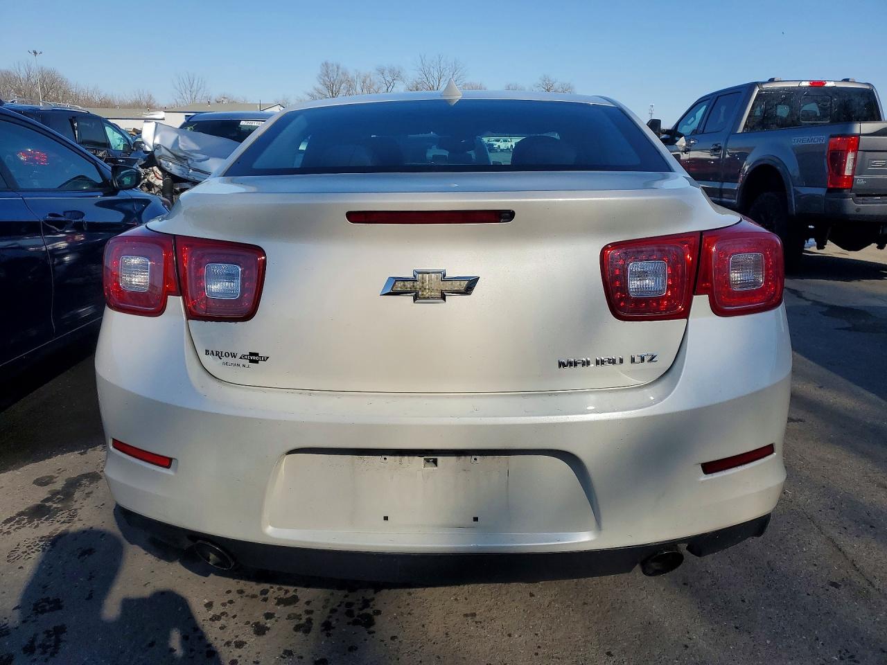 2014 Chevrolet Malibu Ltz White vin: 1G11H5SL1EF115270