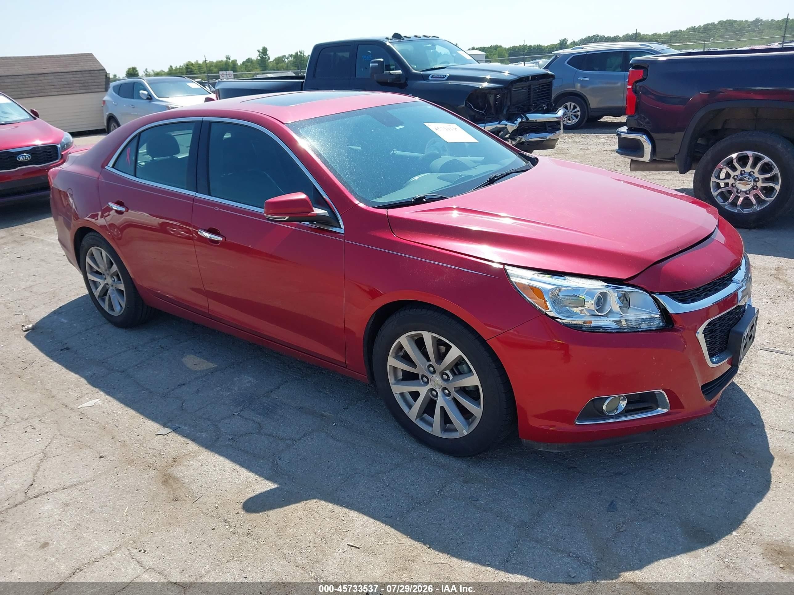 2014 Chevrolet Malibu 1lz Red vin: 1G11H5SL1EF193337