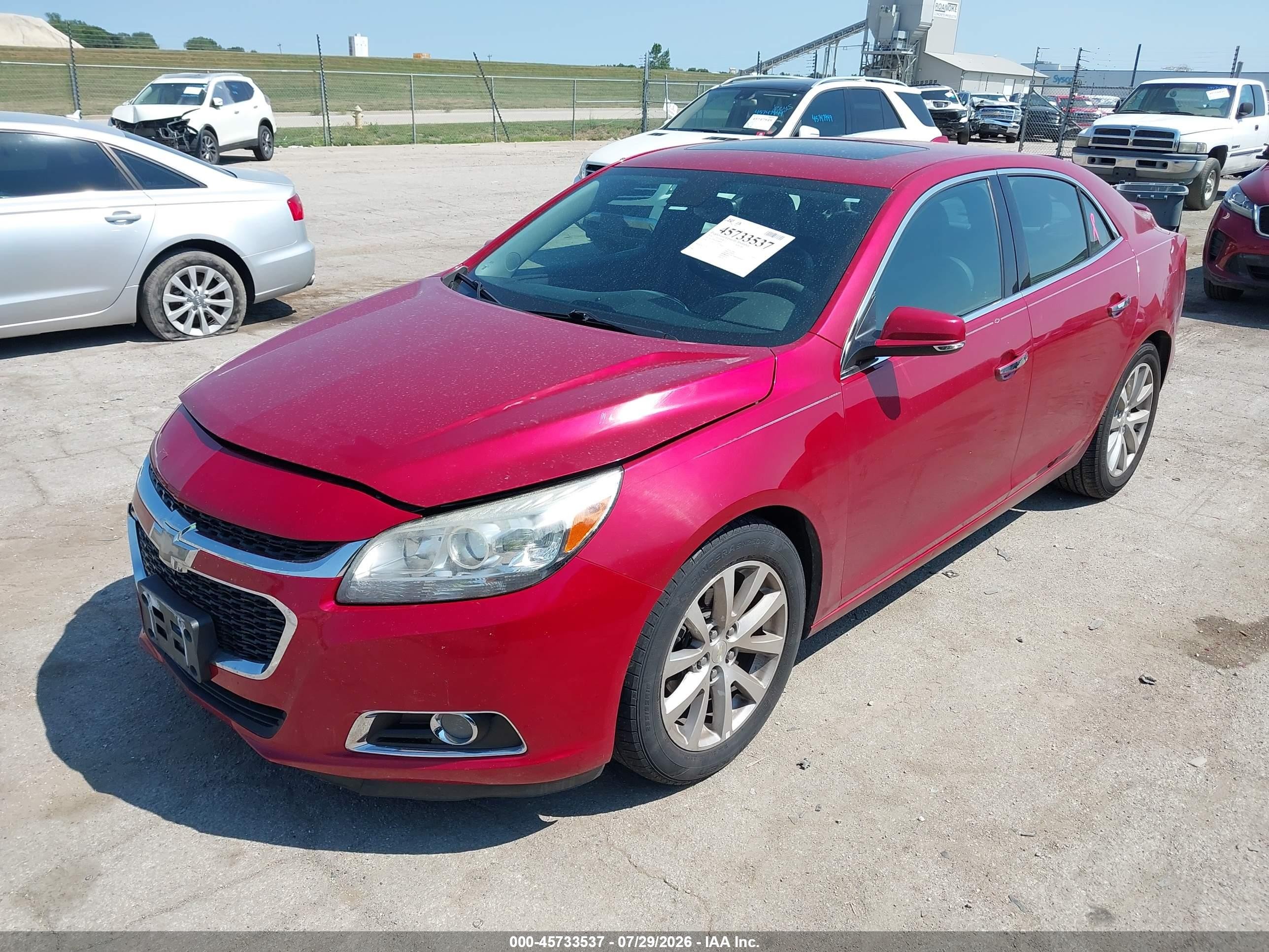 2014 Chevrolet Malibu 1lz Red vin: 1G11H5SL1EF193337