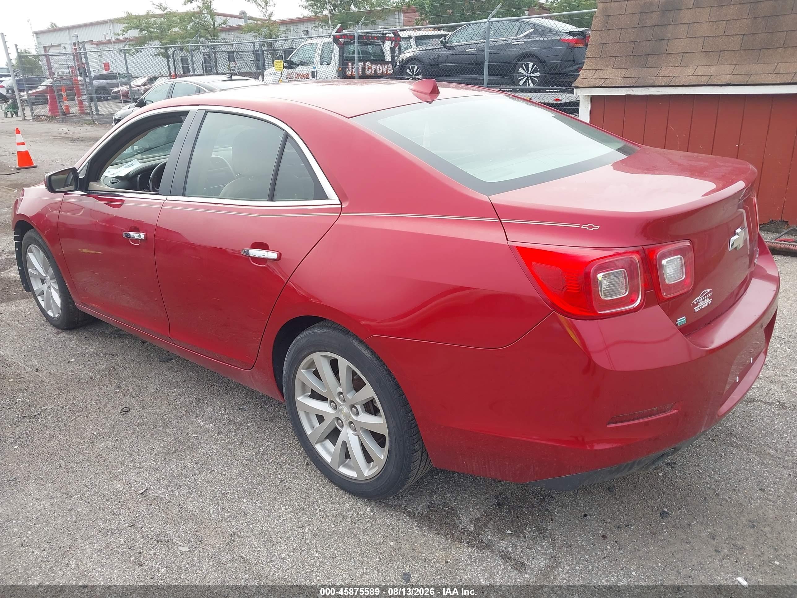 2014 Chevrolet Malibu 1lz Red vin: 1G11H5SL1EF223002