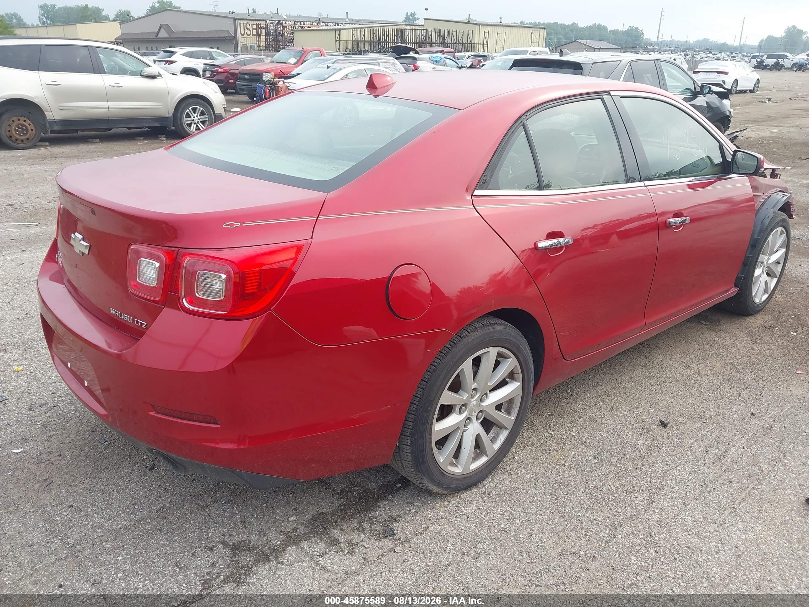 2014 Chevrolet Malibu 1lz Red vin: 1G11H5SL1EF223002