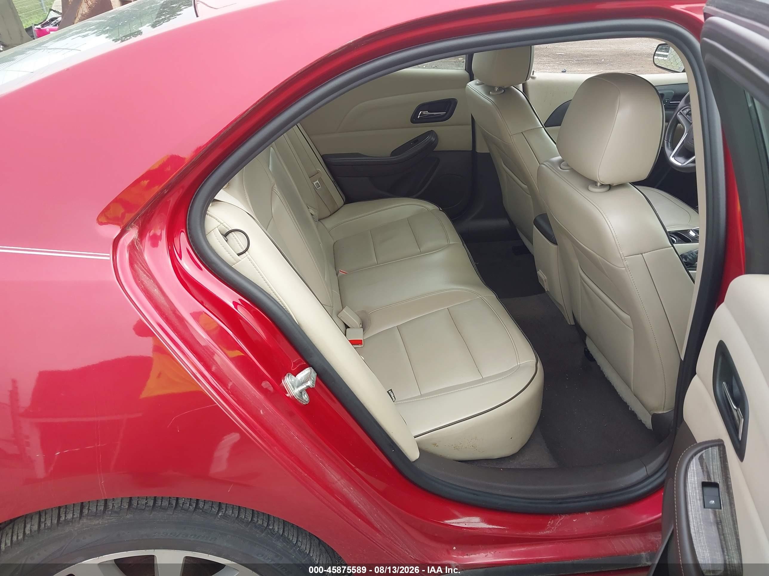 2014 Chevrolet Malibu 1lz Red vin: 1G11H5SL1EF223002