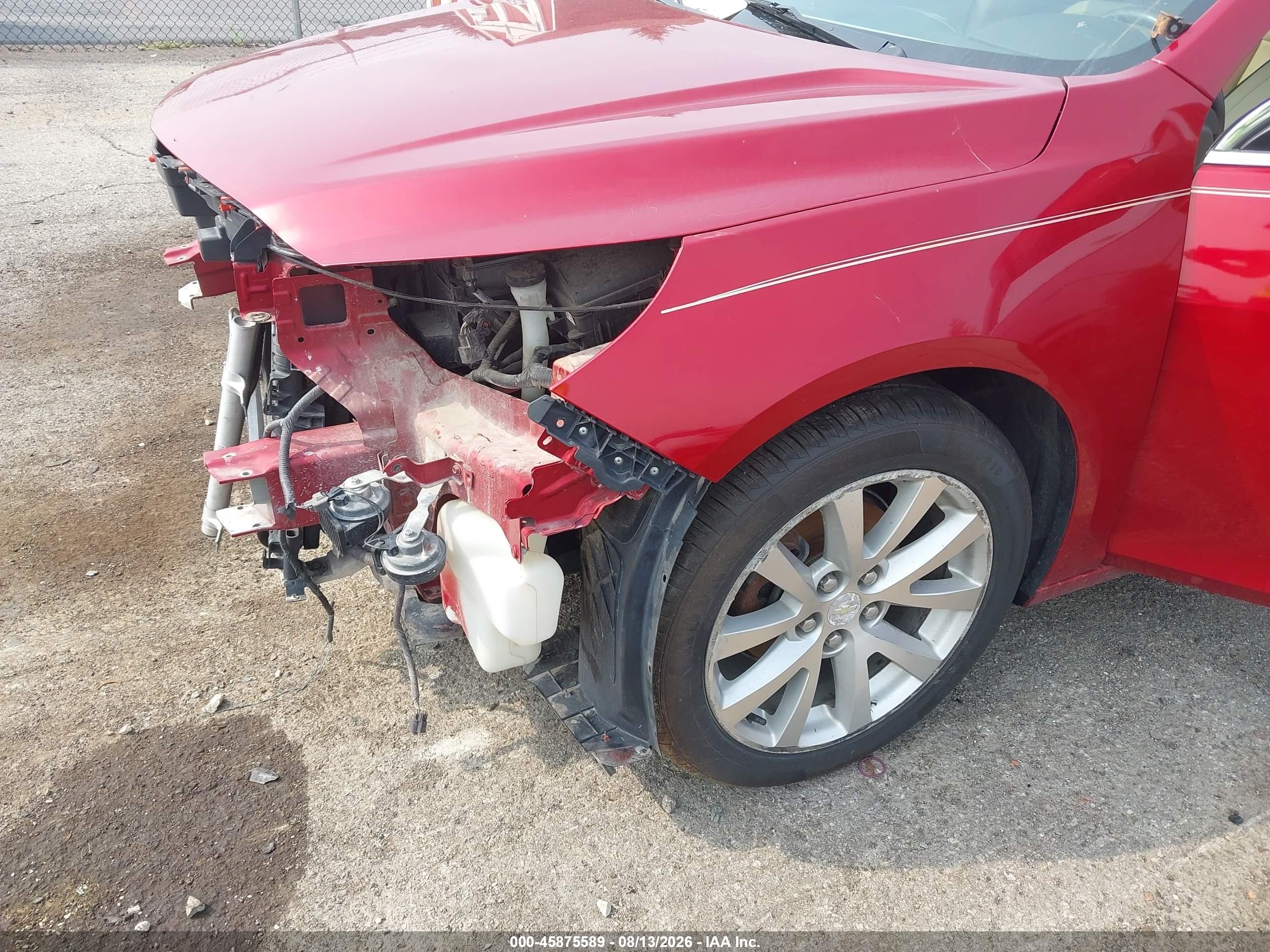 2014 Chevrolet Malibu 1lz Red vin: 1G11H5SL1EF223002
