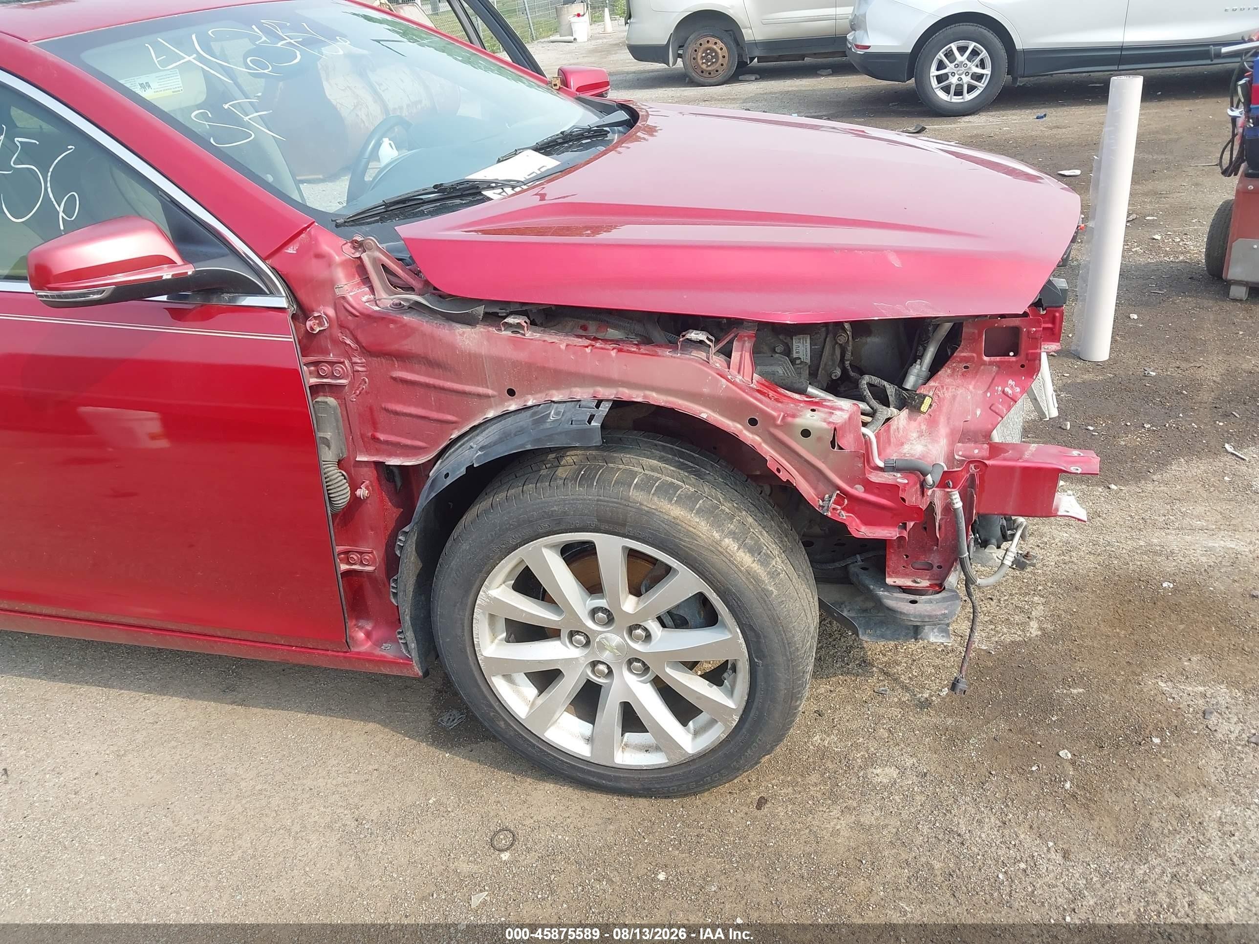2014 Chevrolet Malibu 1lz Red vin: 1G11H5SL1EF223002