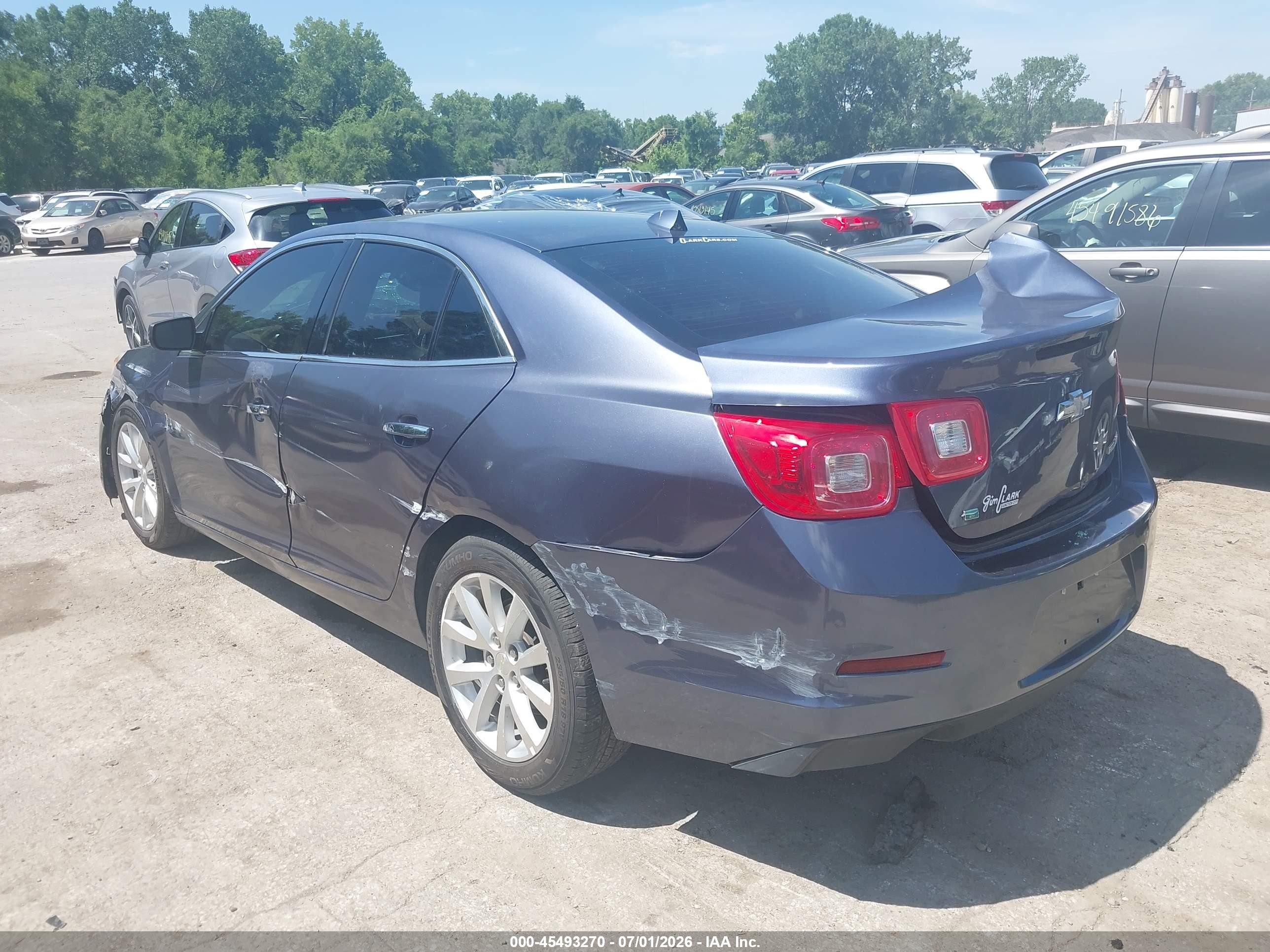 2014 Chevrolet Malibu 1lz Blue vin: 1G11H5SL1EF258347