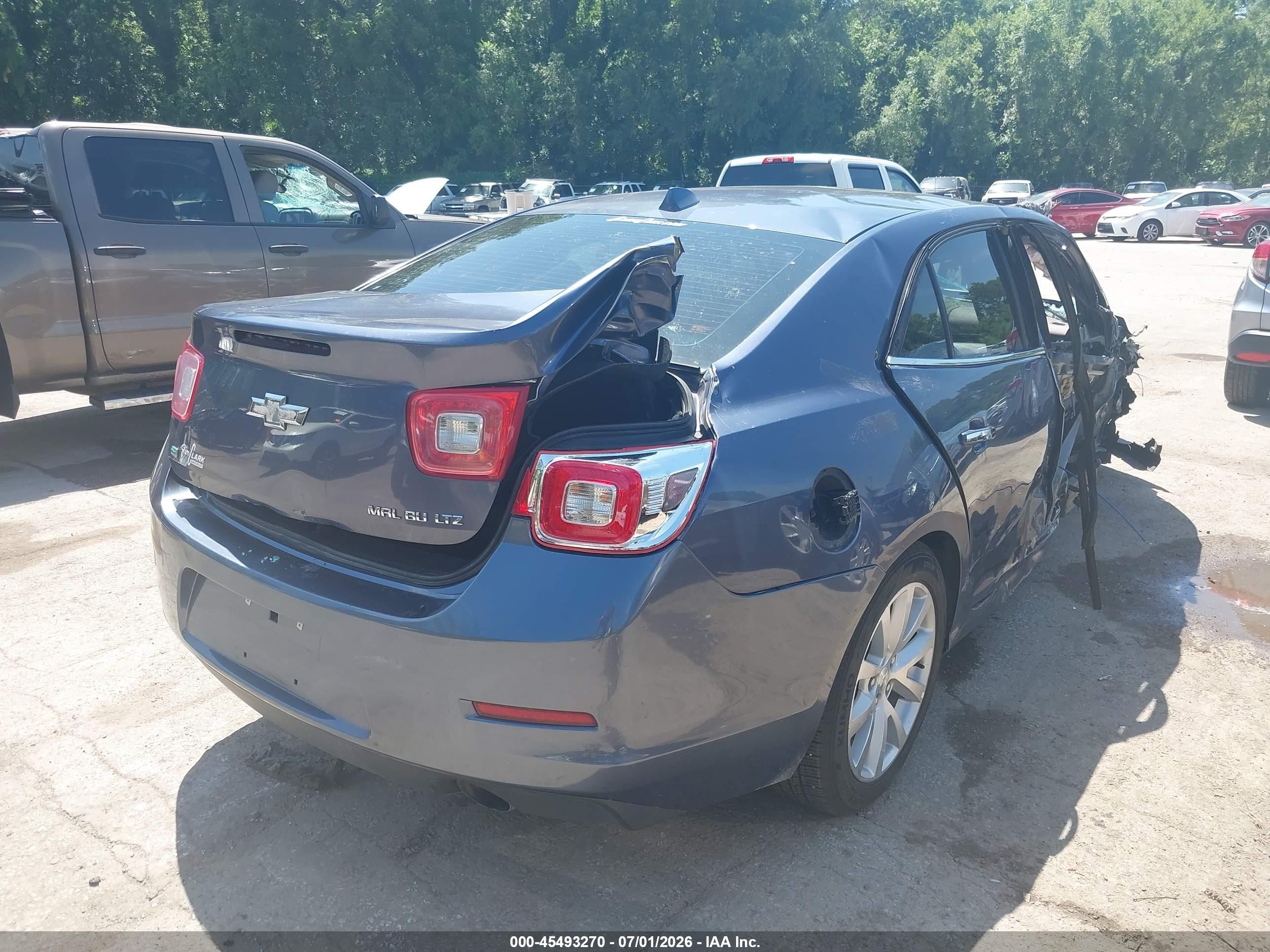 2014 Chevrolet Malibu 1lz Blue vin: 1G11H5SL1EF258347