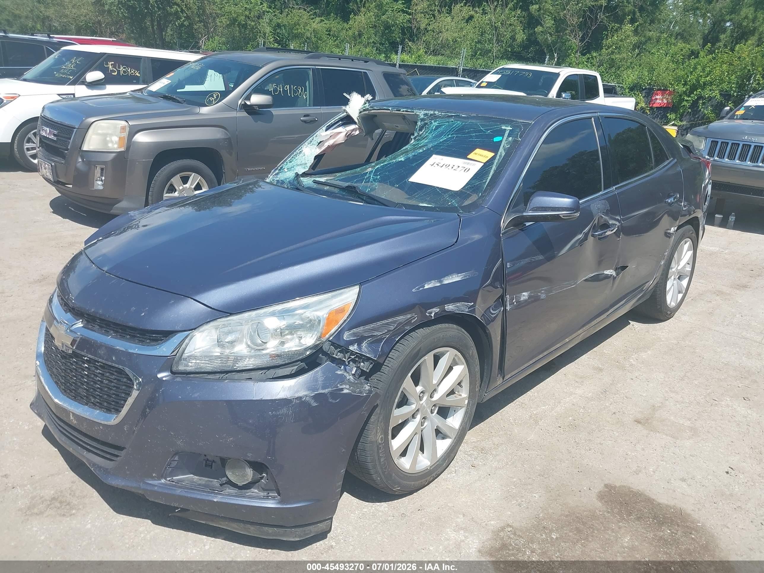 2014 Chevrolet Malibu 1lz Blue vin: 1G11H5SL1EF258347
