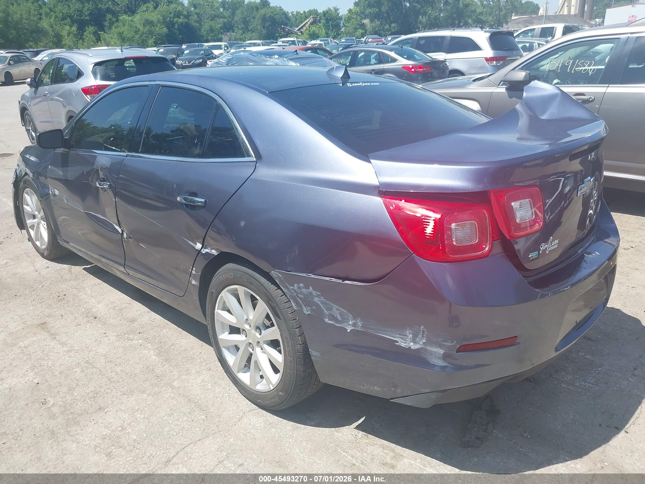 2014 Chevrolet Malibu 1lz Blue vin: 1G11H5SL1EF258347