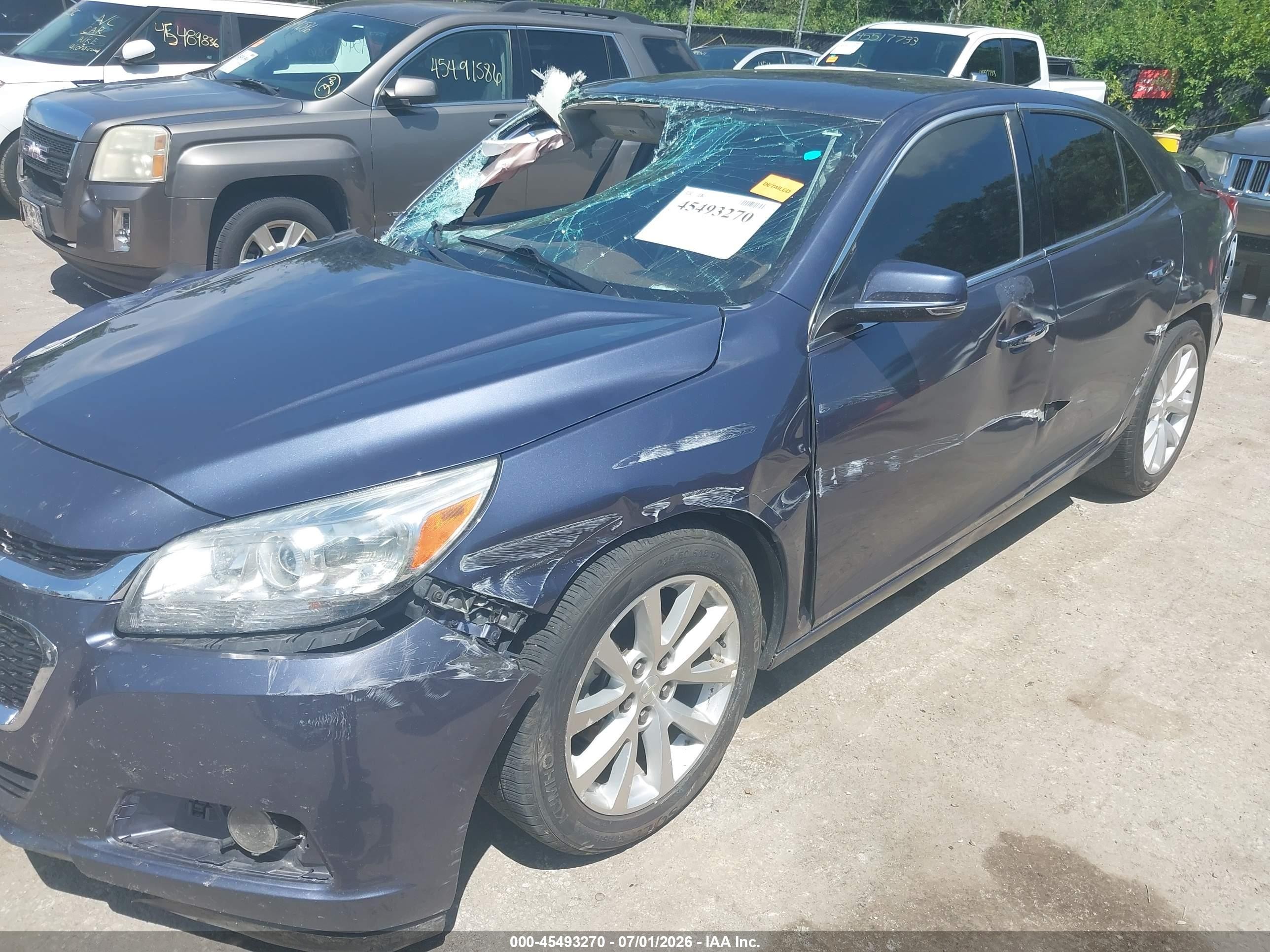 2014 Chevrolet Malibu 1lz Blue vin: 1G11H5SL1EF258347