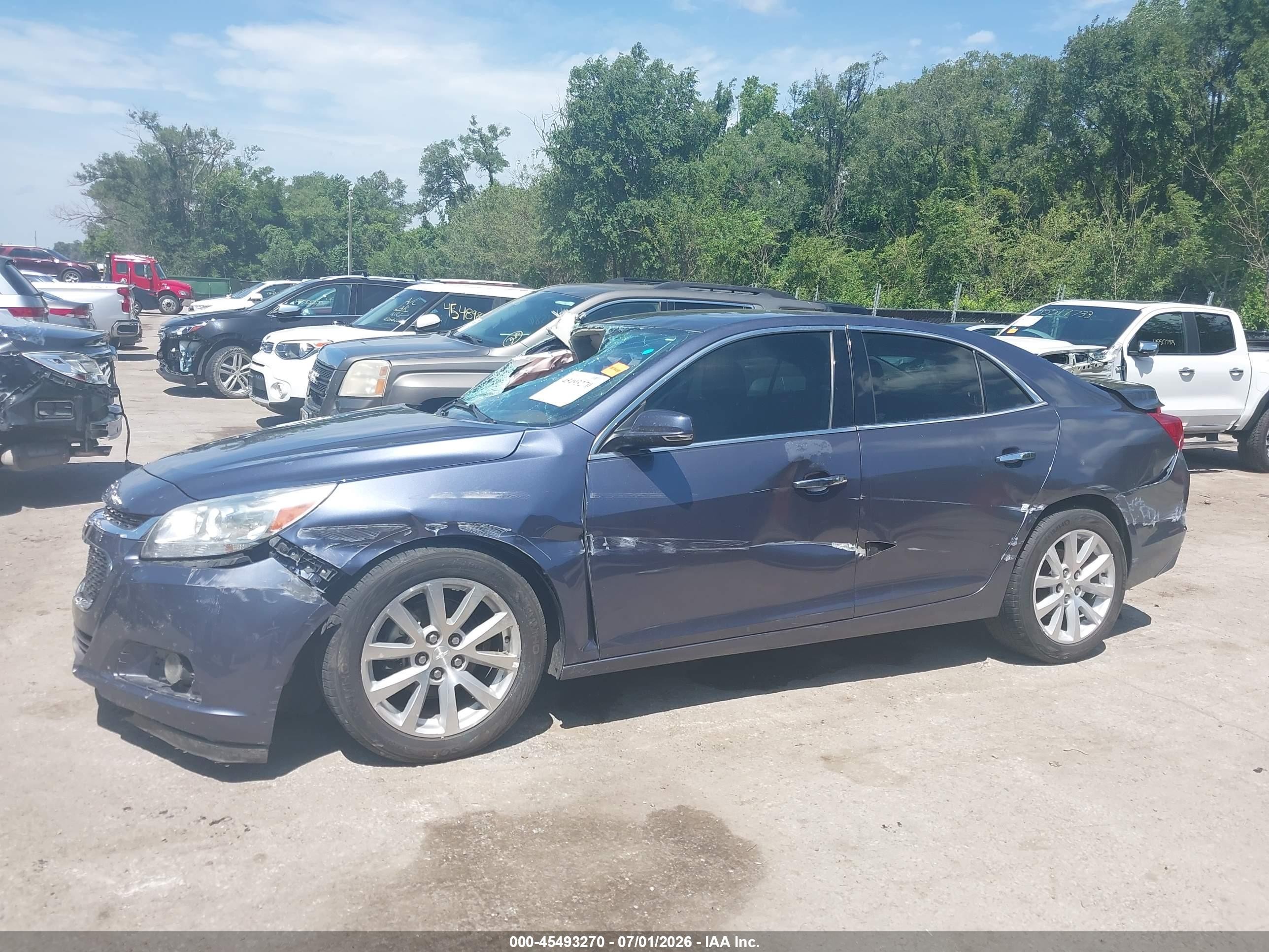 2014 Chevrolet Malibu 1lz Blue vin: 1G11H5SL1EF258347