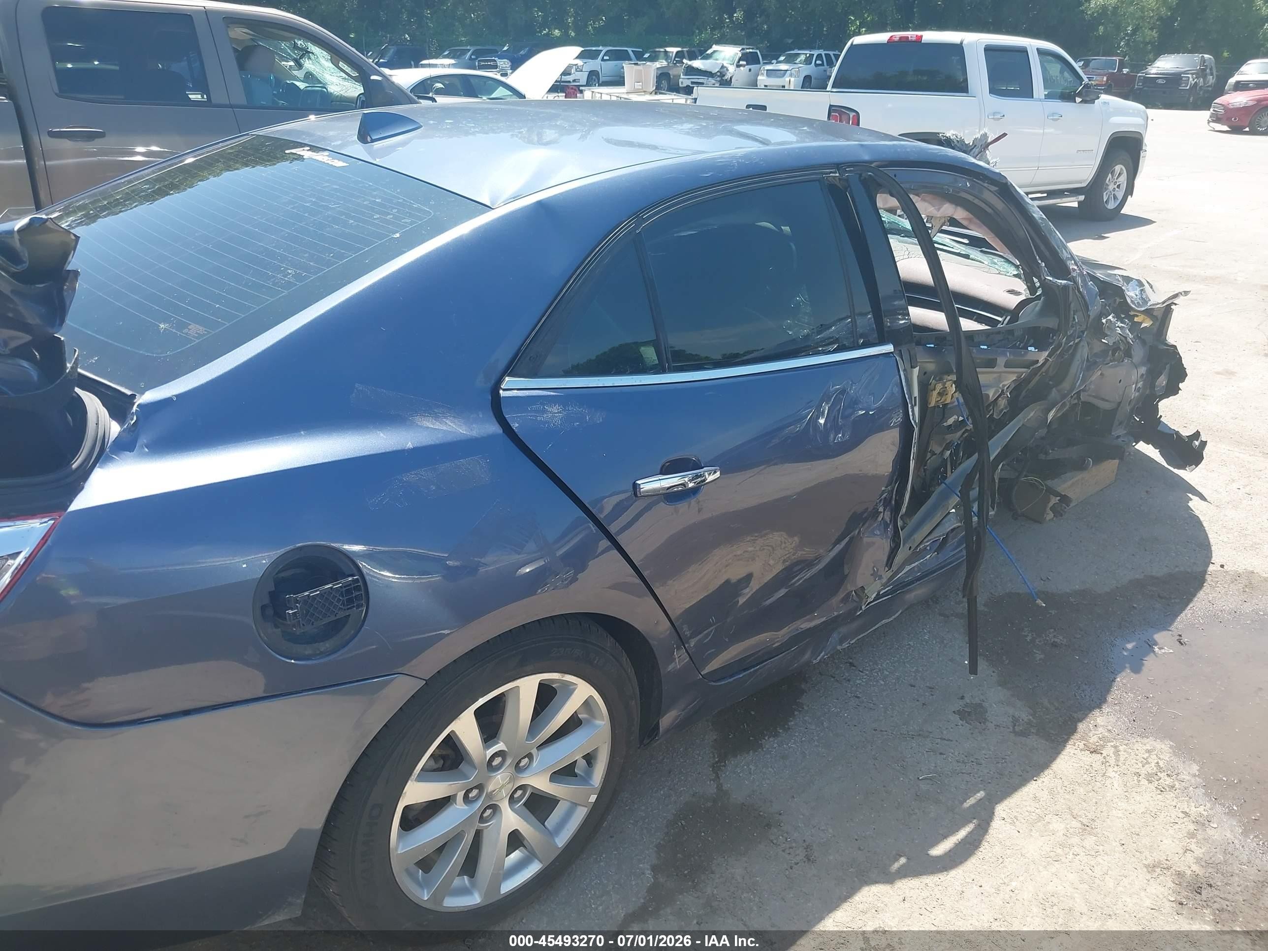 2014 Chevrolet Malibu 1lz Blue vin: 1G11H5SL1EF258347