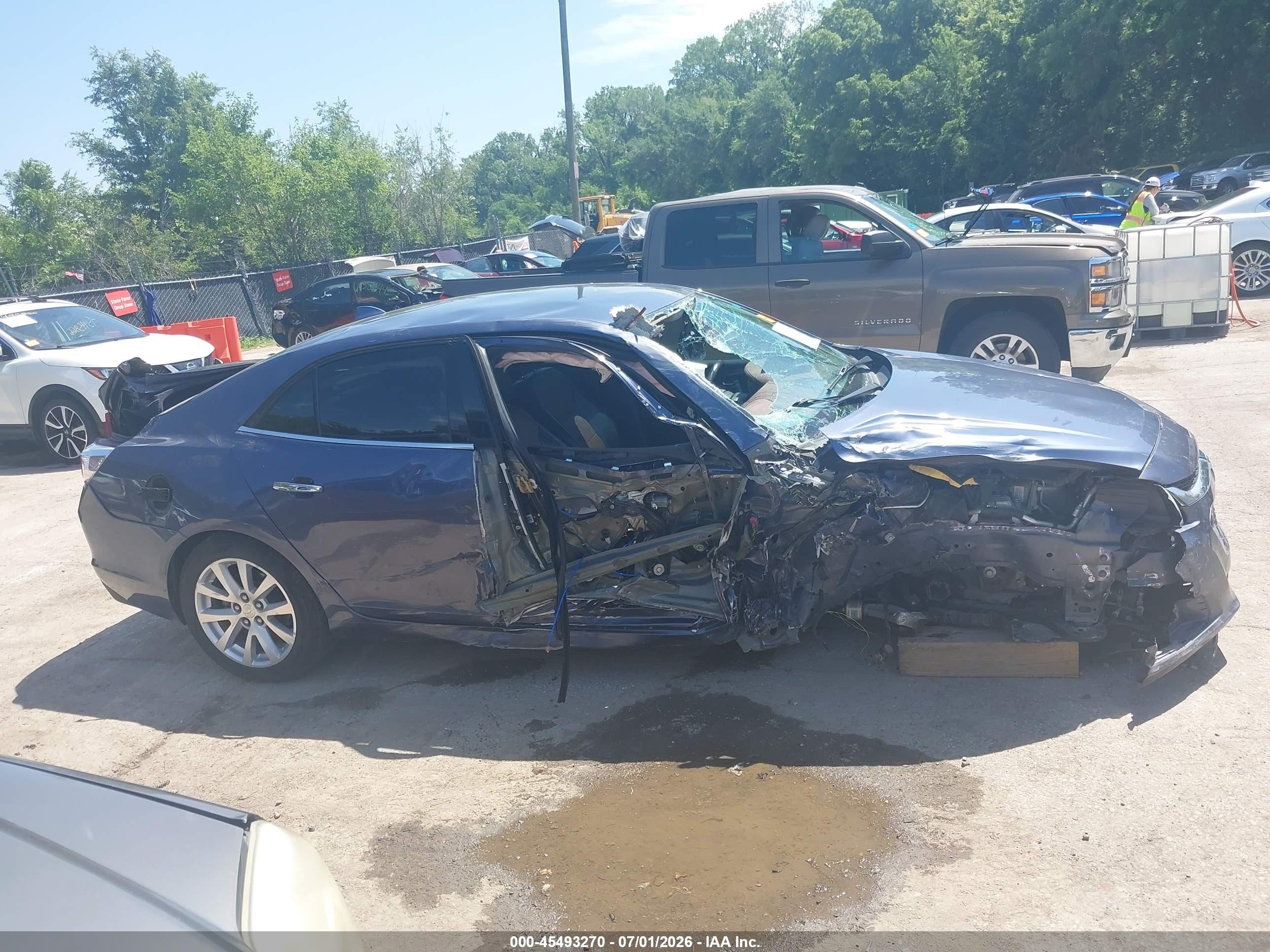 2014 Chevrolet Malibu 1lz Blue vin: 1G11H5SL1EF258347